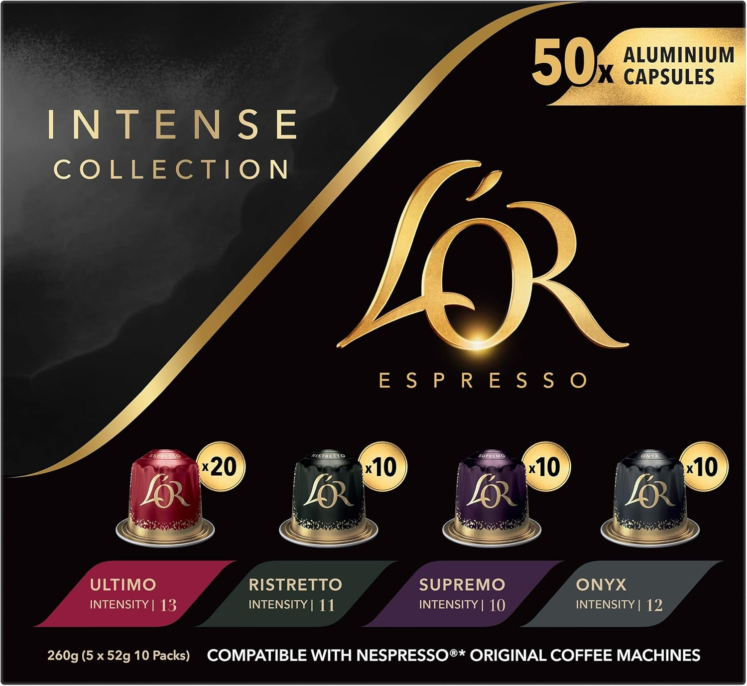 L'OR Espresso Intense Variety 50Pk X5 image number 5