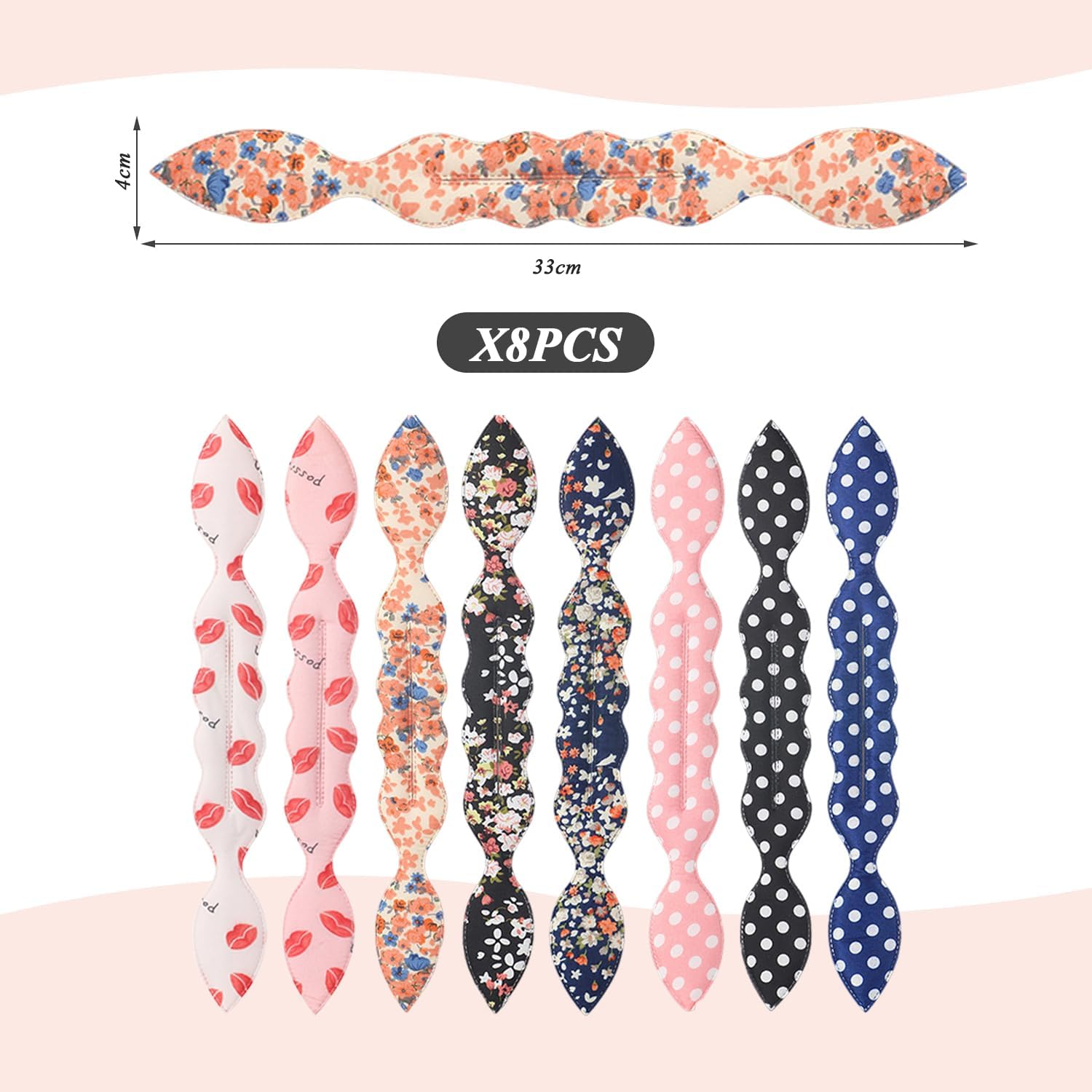 8-Piece Hair Pin, Creative Coloured Rotary Hairstyle Decoration, Reusable Bun Styling Accessories, Hairstyle