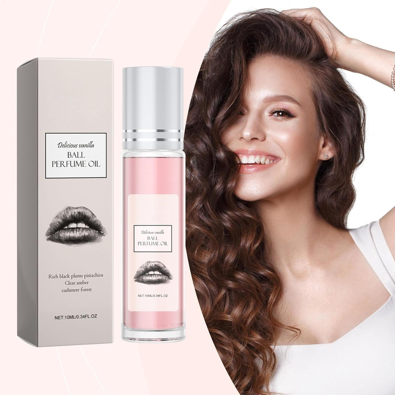 Roll Perfume for Women, Travel Rollerball Perfume, 10Ml Pheromone Perfume, Long-Lasting Roll- Oil Fragrance, Refreshing Roll- Perfume, Travel Size Perfume for Women, Pheromone Scented Perfume image number 2