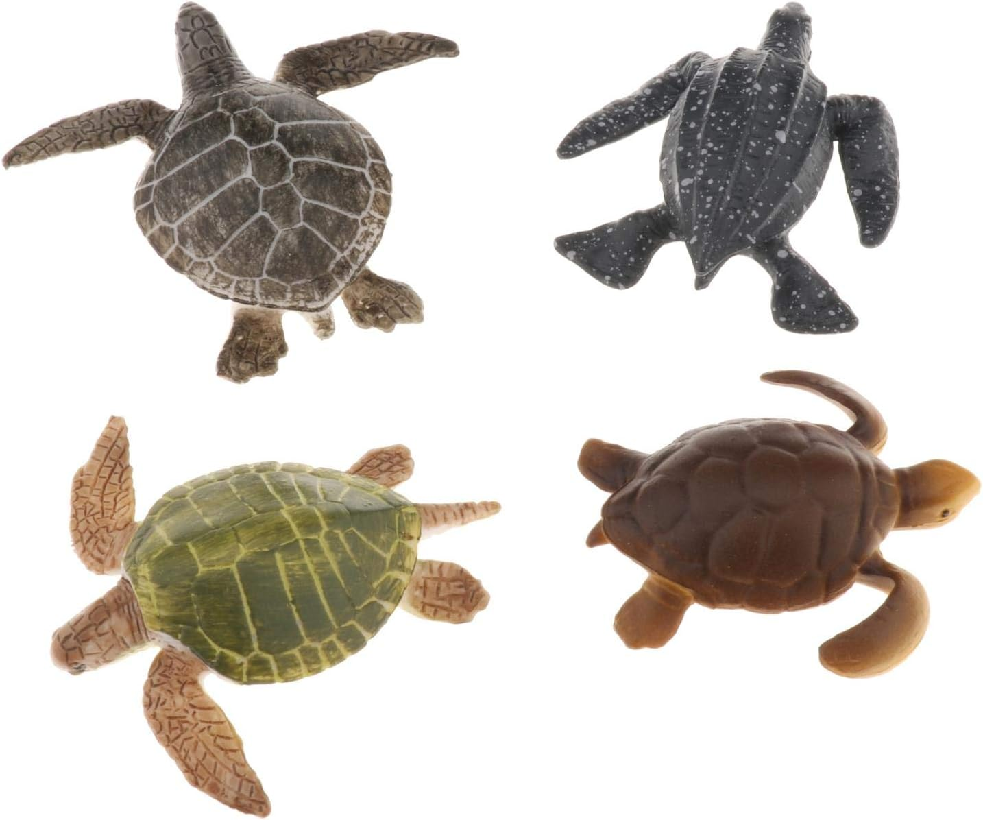 Animal Figures Animal Toys 4PCS Animal Sea Turtle Figures Animals Toys for Child image number 6