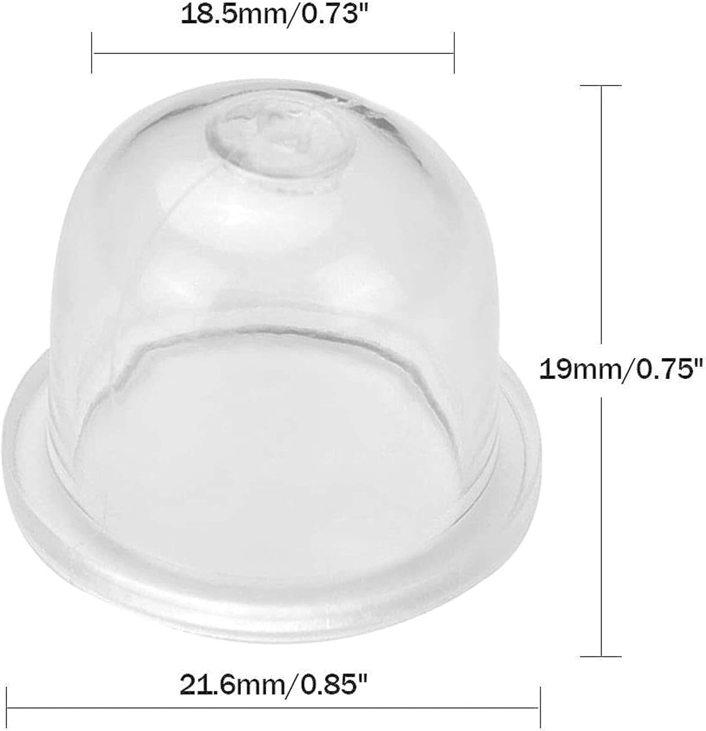 5 Pack 0057003 Primer Bulb Compatible with Zama 0057004 Echo 12538108660 Poulan Crafstman Weedeater Chainsaw 530071835 530 071835 Walbro Stens Ryobi 188-512-1 Wyj-86 791-683974 B 683974 615-764 image number 1