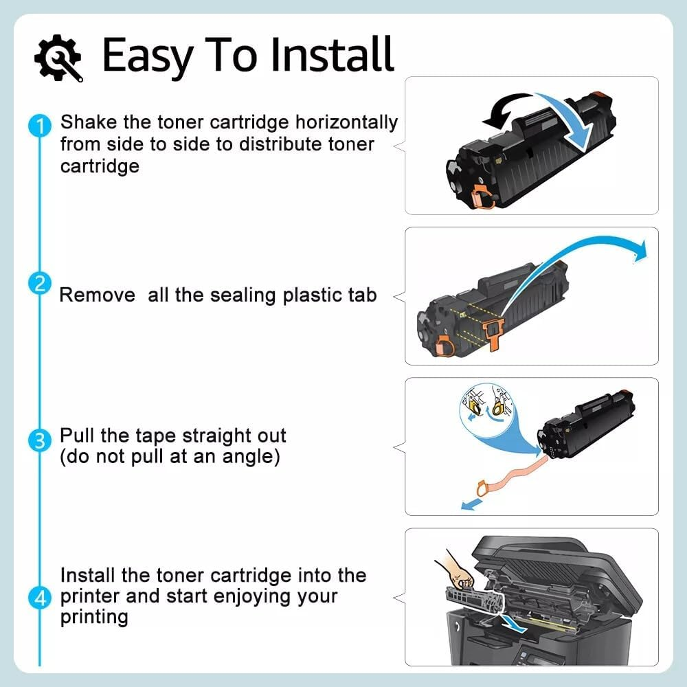 2X Compatible Toner CF280A 80A for HP Laserjet Pro 400 MFP M401 M401Dn M425 image number 6