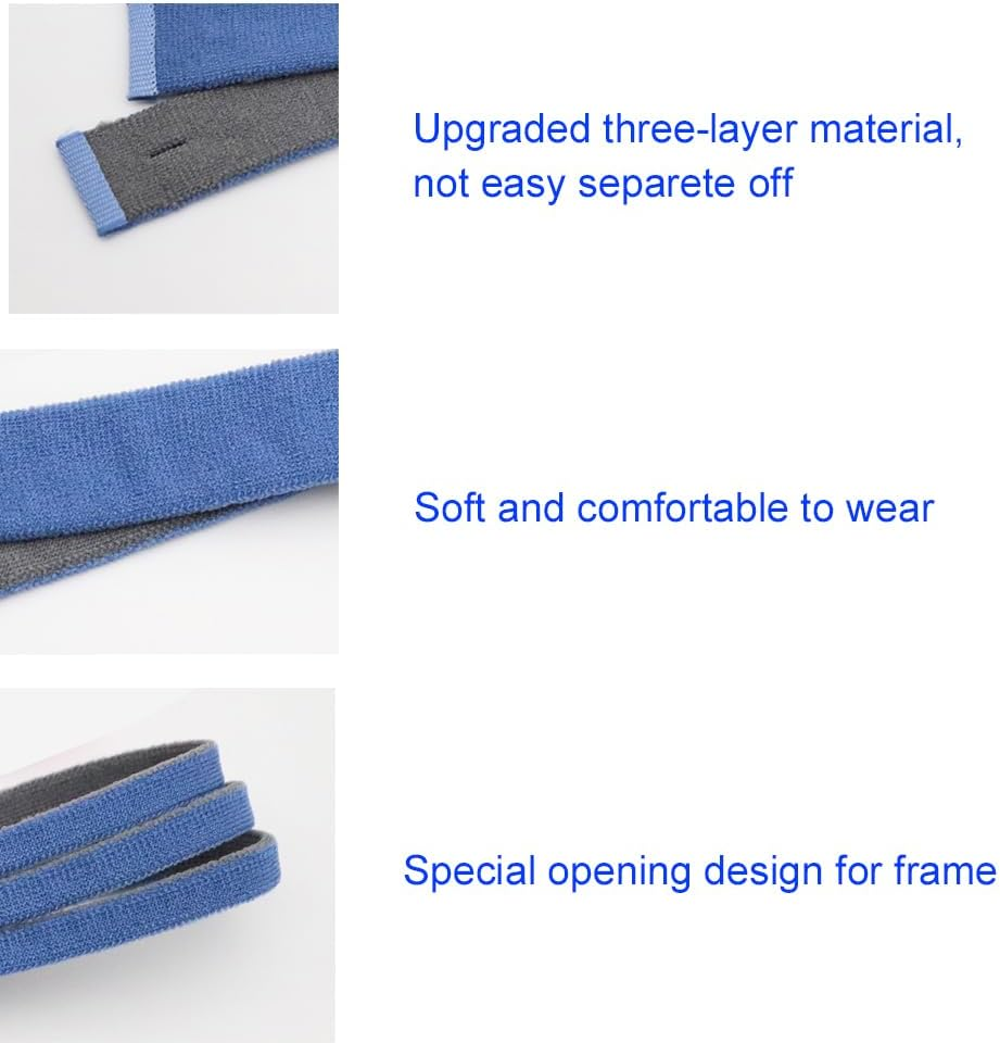 3 Pack P10 Headgear Replacement Compatible with Resmed Airfit P10 with 6 P10 Clips (3 Pack） image number 1