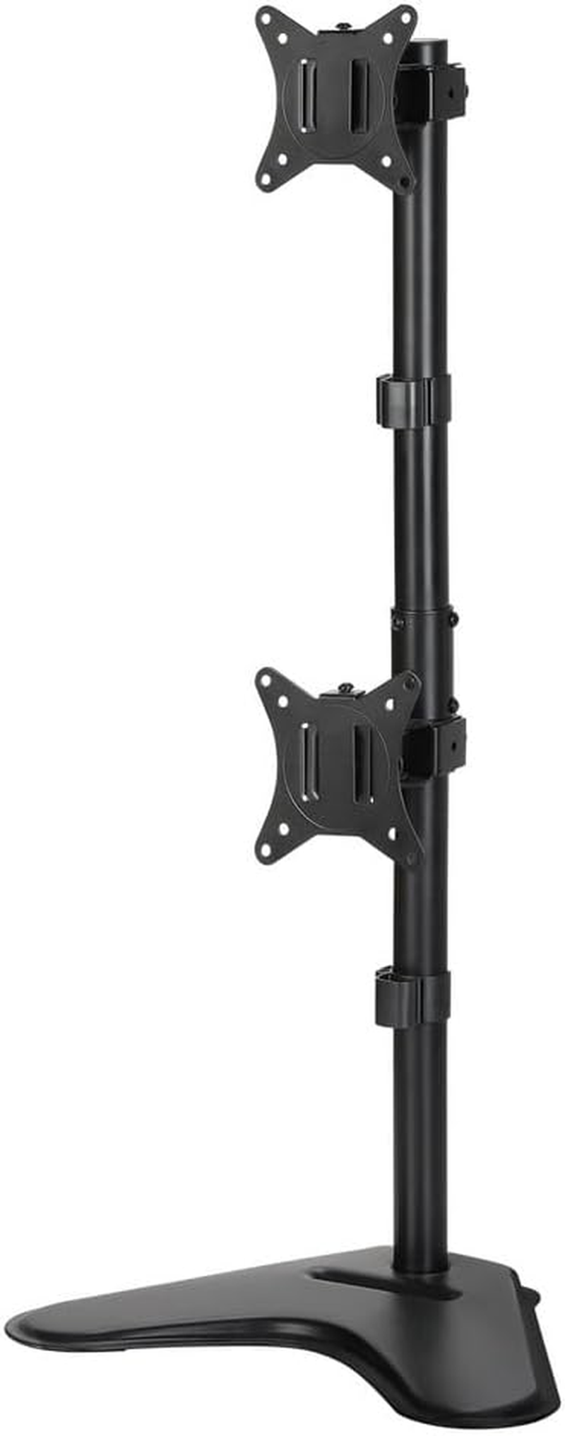 Artiss 32'' Dual Monitor Arm Stand, Heavy Duty Computer Monitors Riser Mount TV Freestanding Mounts Bracket Holder Clamp Home Office Desk Accessories, Adjustable 360&deg; Swivel with Plate Black image number 3