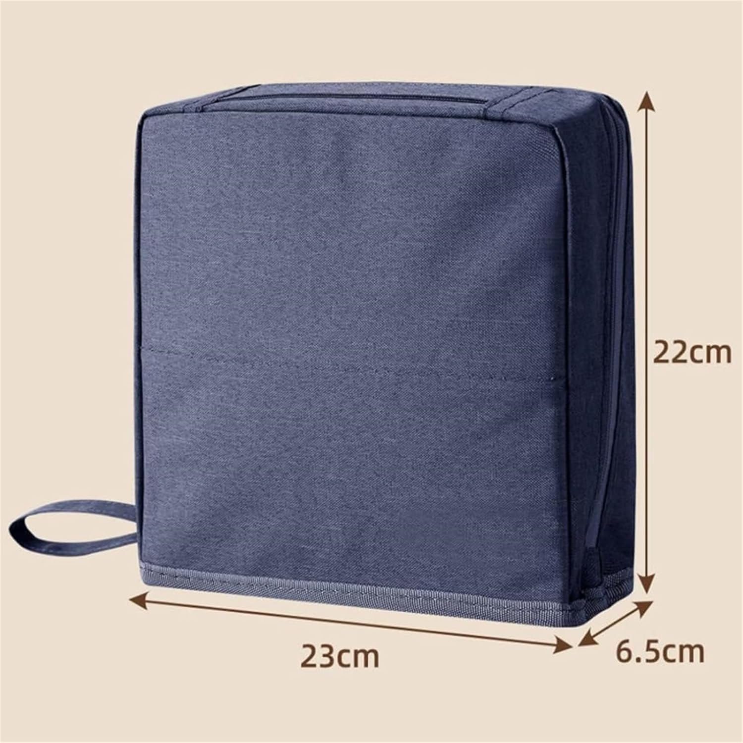 2025 New Doresty Makeup Bag,Doresty Standing Makeup Bag,Multi-Purpose Large Capacity Oxford Cloth Standing Makeup Bags with Compartments for Girls Women, Blue, Classic image number 5