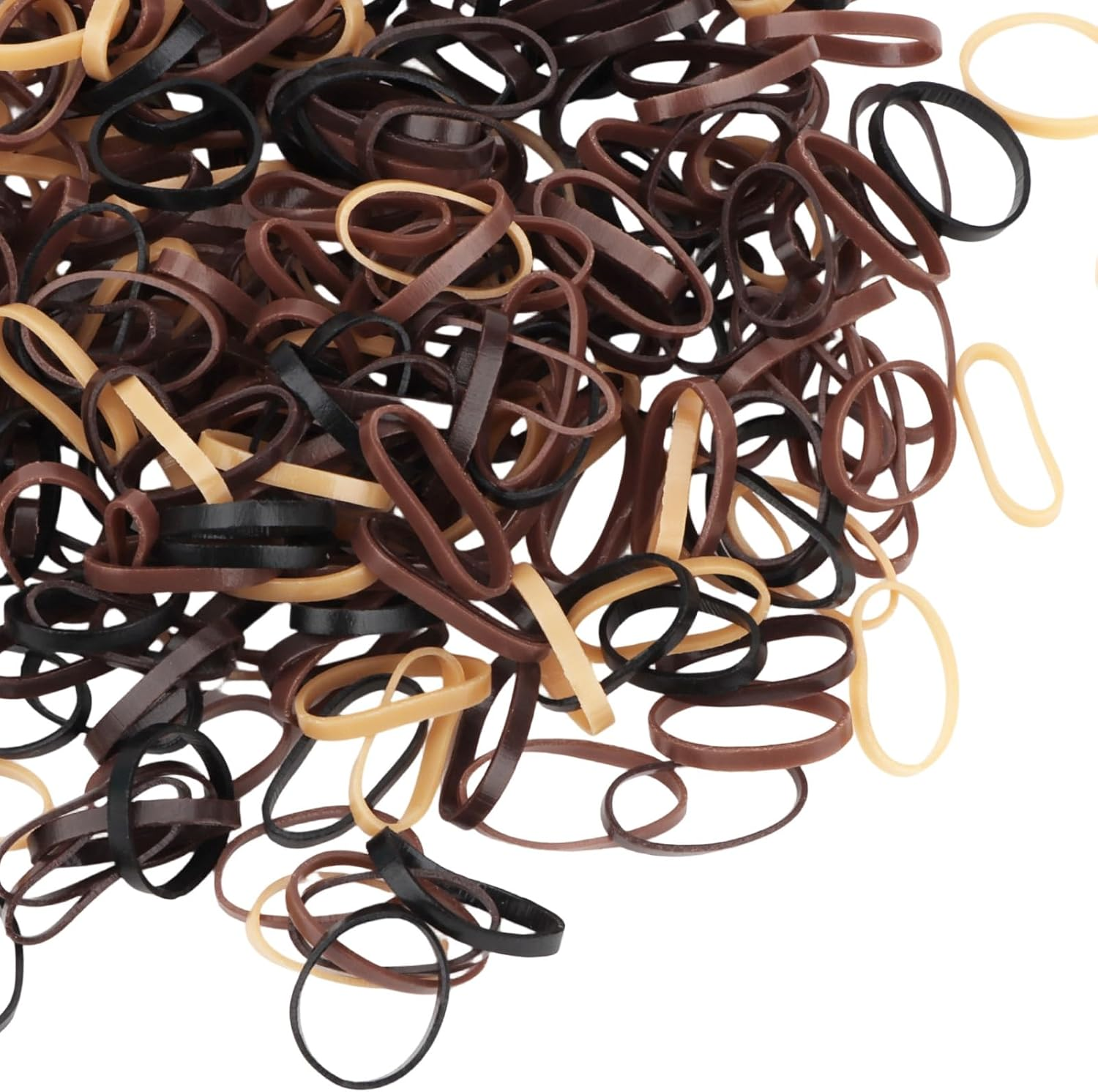 Pruadeor 500Pcs Mini Hair Scrunchies for Women Girls Elastic Small Hair Bobbles Hair Accessories image number 1