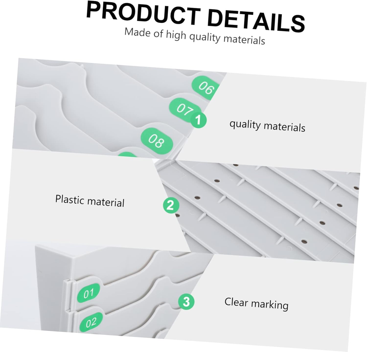 VILLFUL Narrow Shelves Storage Organisation Wall-Mounted Id Card Holder Desk Accessories Paperboard Cards Shelf image number 6