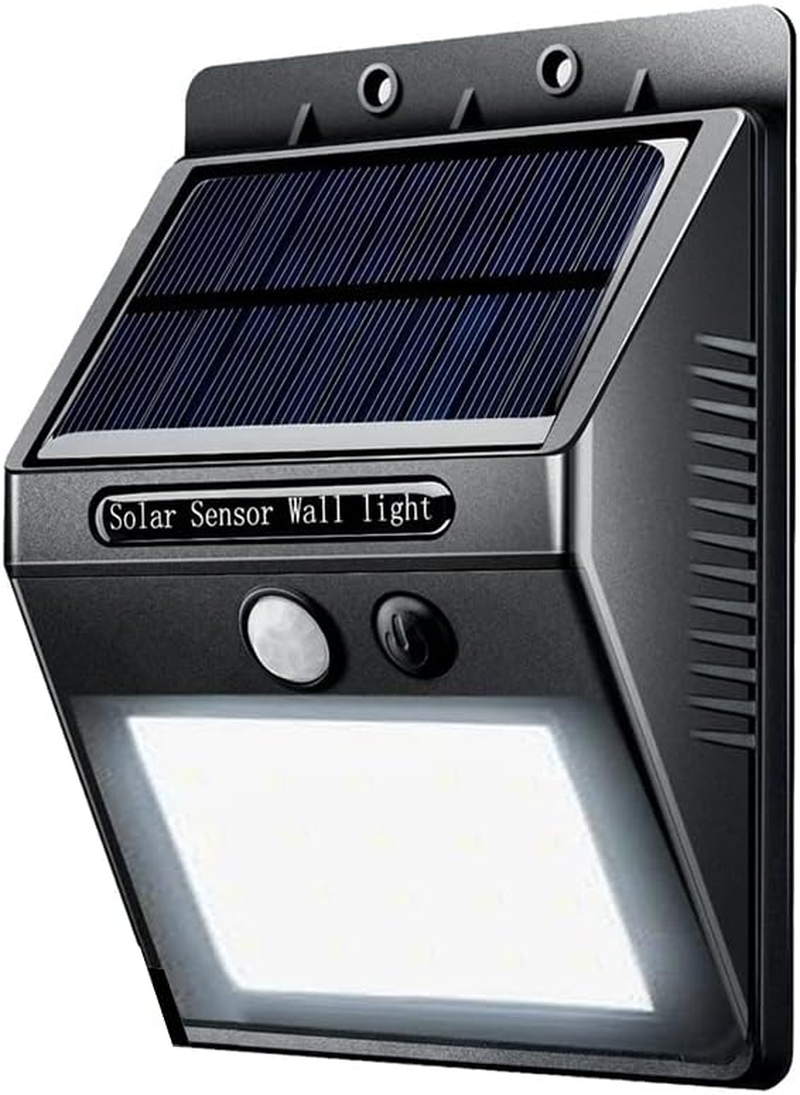 2X Sansai Wall Motion Sensor Solar Rechargeable LED Indoor/Outdoor/Garden Lights