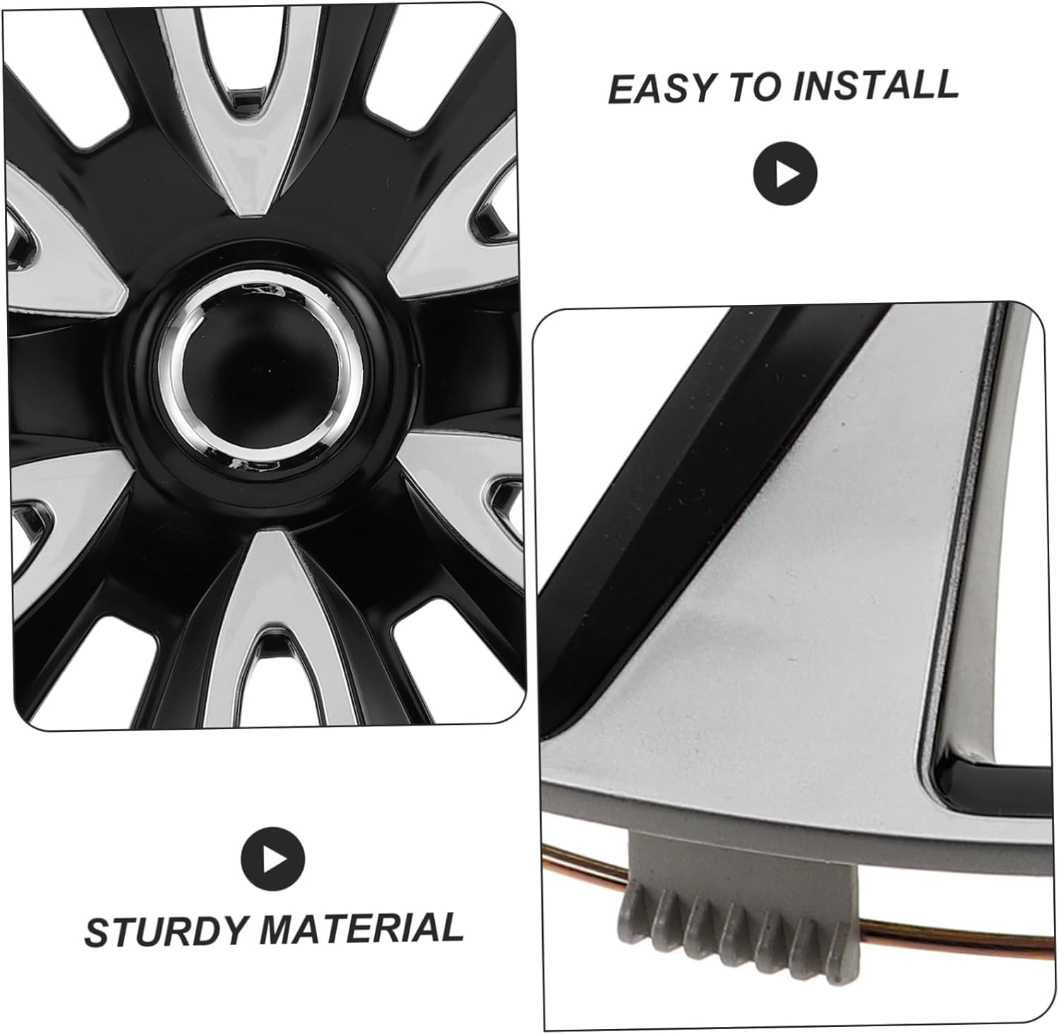 Zerodeko Abs Car Wheel Rim Cover Decorative Hubcap for Enhanced Vehicle Style Fits Models image number 2