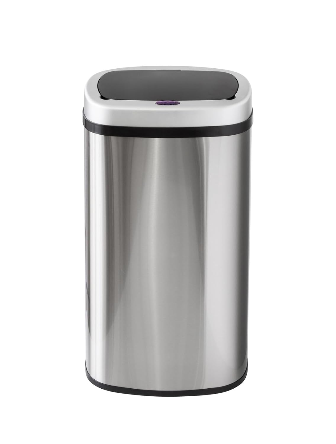 Healthy Choice 50L Automatic Sensor Bin &ndash; Hands-Free Waste Disposal with Waterproof Lid, Touch-To-Open & Close, Battery Operated with Low Power Alert &ndash; Silver image number 3