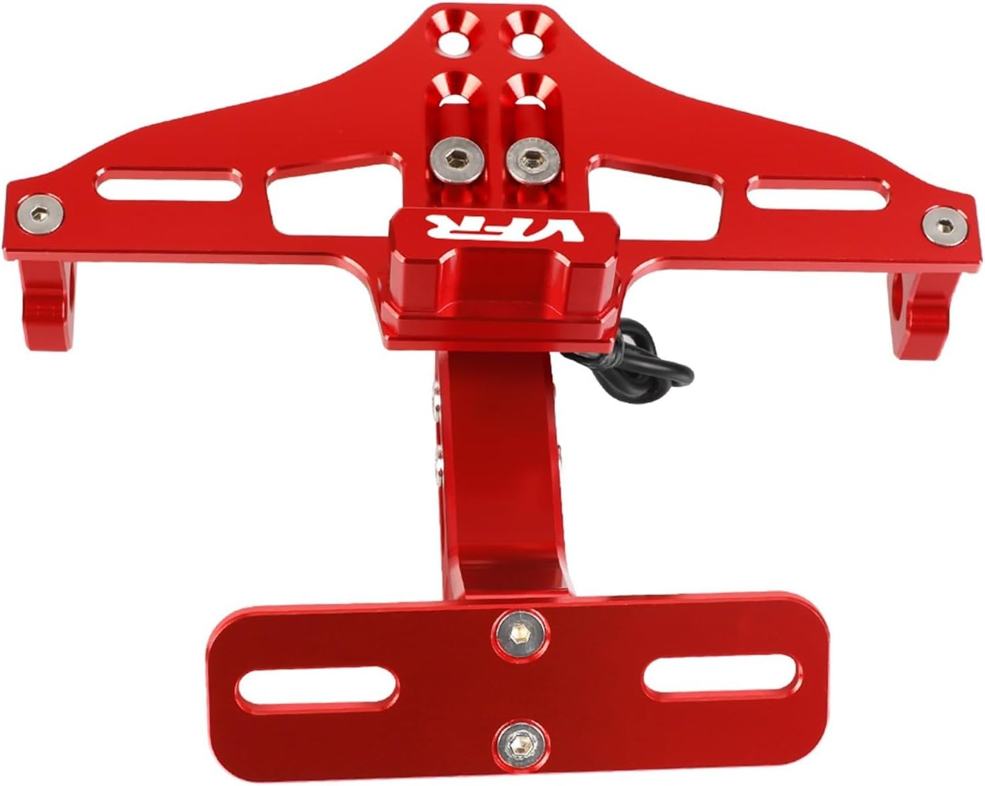 WYJDZSW Compatible with VFR800/F Fi/W1 VTEC VFR 800 F 800F Fi W1 VTEC License Plate Holder Bracket Rear Tail Tidy Fender Eliminator Plate Kit(2 Pairs Yellow) - A Blue image number 7