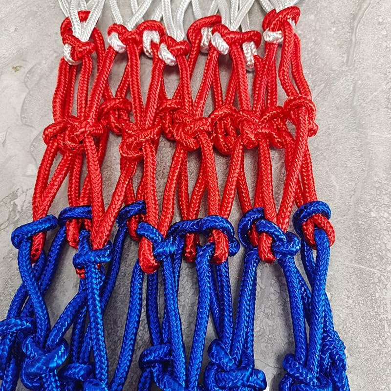 CENZICOM Basketball Net, Upgrade Thick Professional Basketball Nets Replacement Heavy Duty Outdoor Professional Basketball Hoop Net for All Weather-12 Loops image number 4