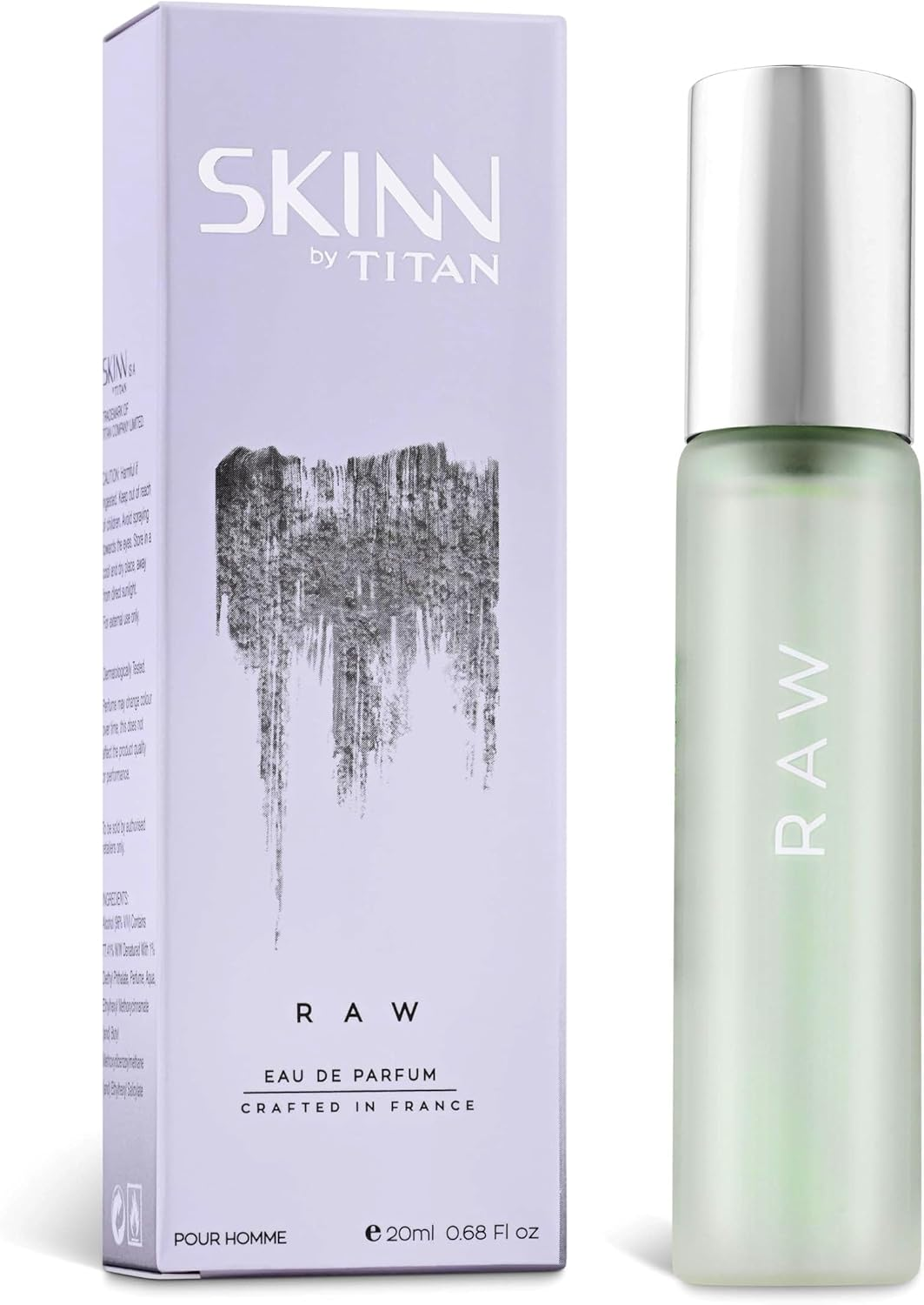 Skinn by Titan Raw Eau De Parfum for Men, 20Ml image number 1
