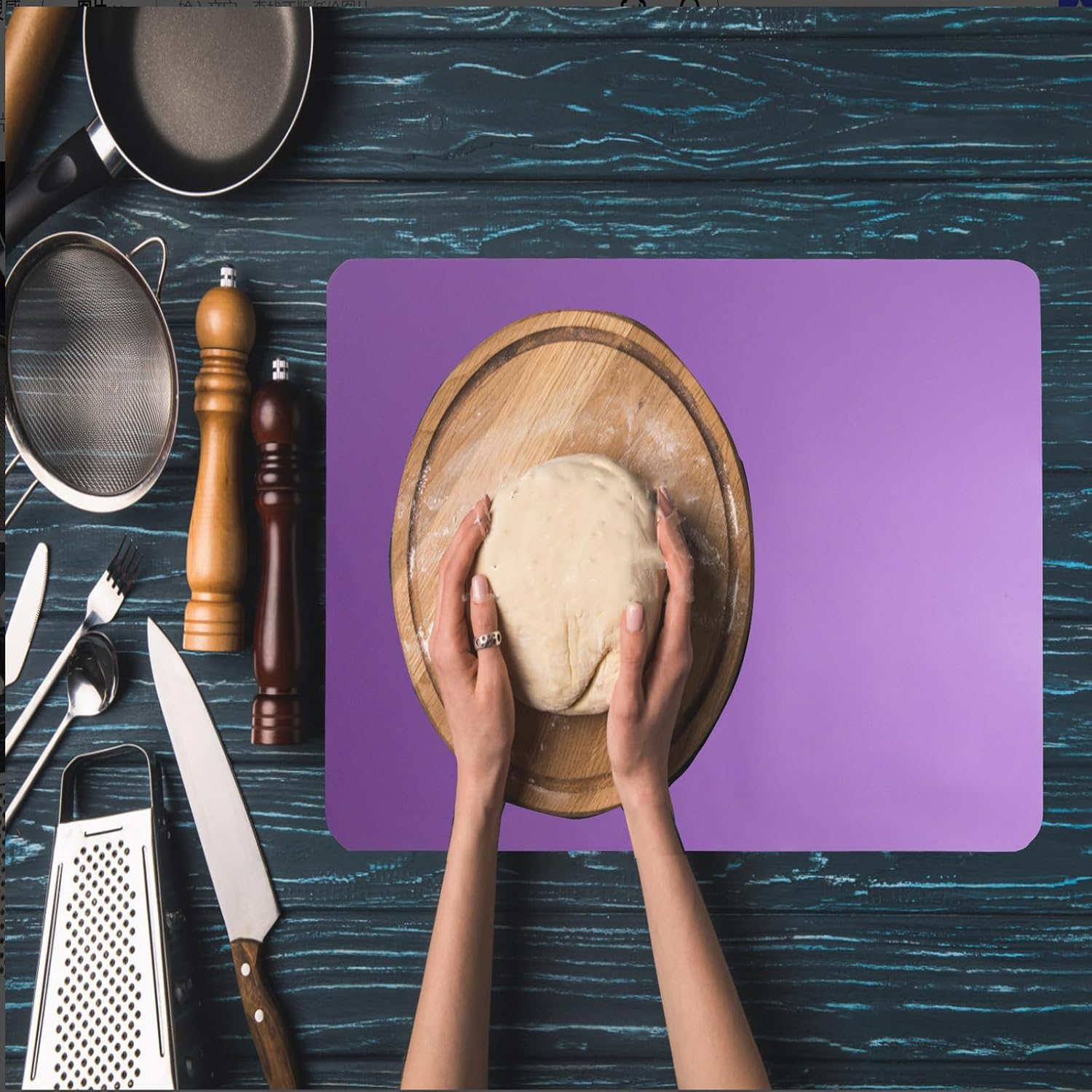 ZACHMEST 3 Pack Crafting Pad 40X30Cm, Painting Pad Silicone Mat Crafting Silicone Mat for Epoxy Resin, Silicone Pad Non-Stick Non-Slip Table Mat for Crafting Resin Craft Kneading Pad Painting image number 6