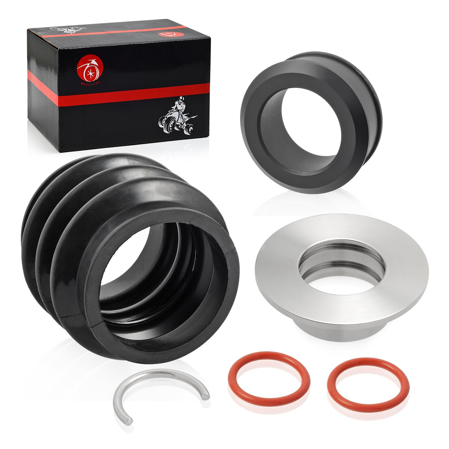 Carbon Ring Seal Drive Line Rebuild Kit & Boot for Sea-Doo RXP GTX RXT GTR GTI Wake RXPX RXTX 271001933 271000422 image number 5