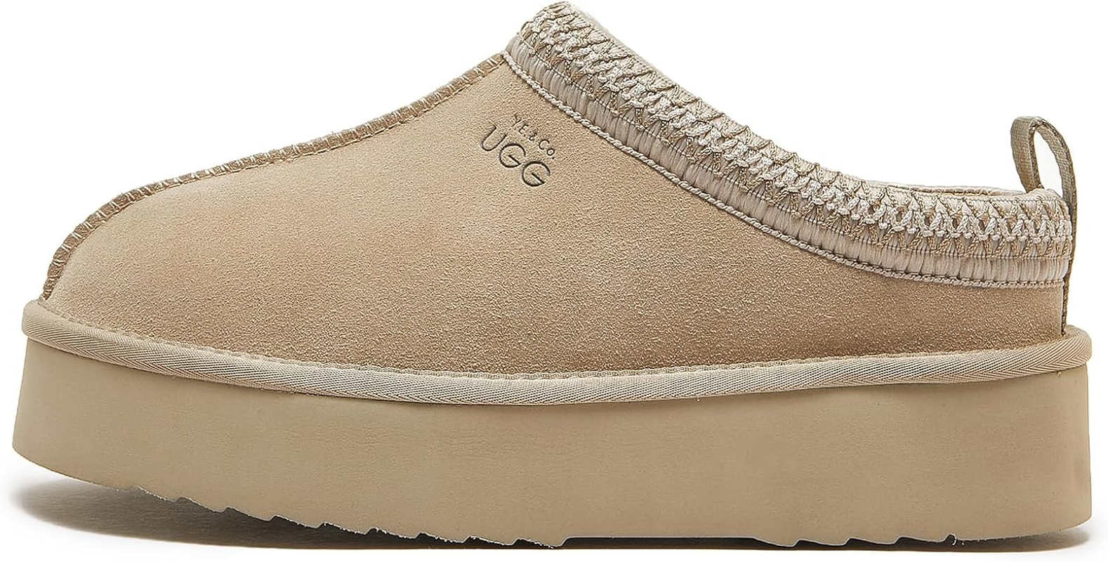 Cooper Platform - Men'S Women'S Unisex 4Cm Platform Slip-On Slipper - Australian Merino Sheepskin