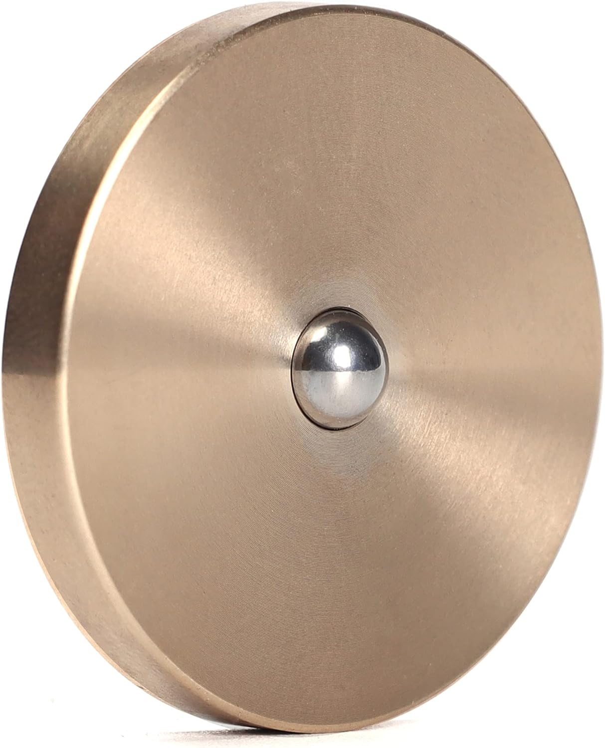 JZENT Kinetic Desk Toy Brass Spinning Top Visual Illusion Office Decompression Adult Anxiety Relief Fidget Toy JT-07 image number 1