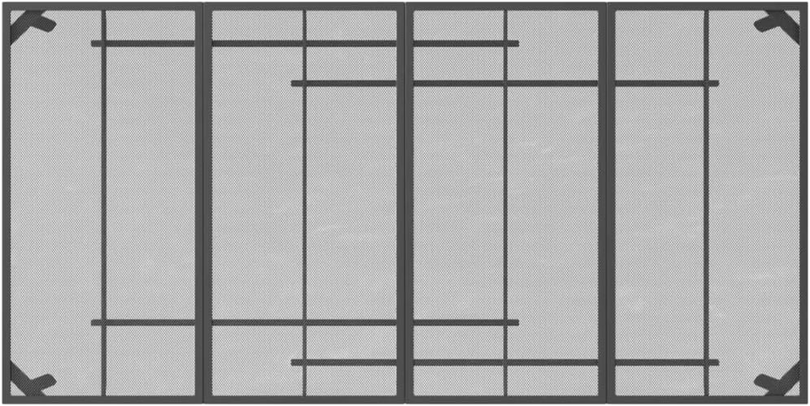 'Vidaxl Anthracite Garden Table with Steel Mesh Design - Outdoor Dining Table with Stable Steel Frame image number 6