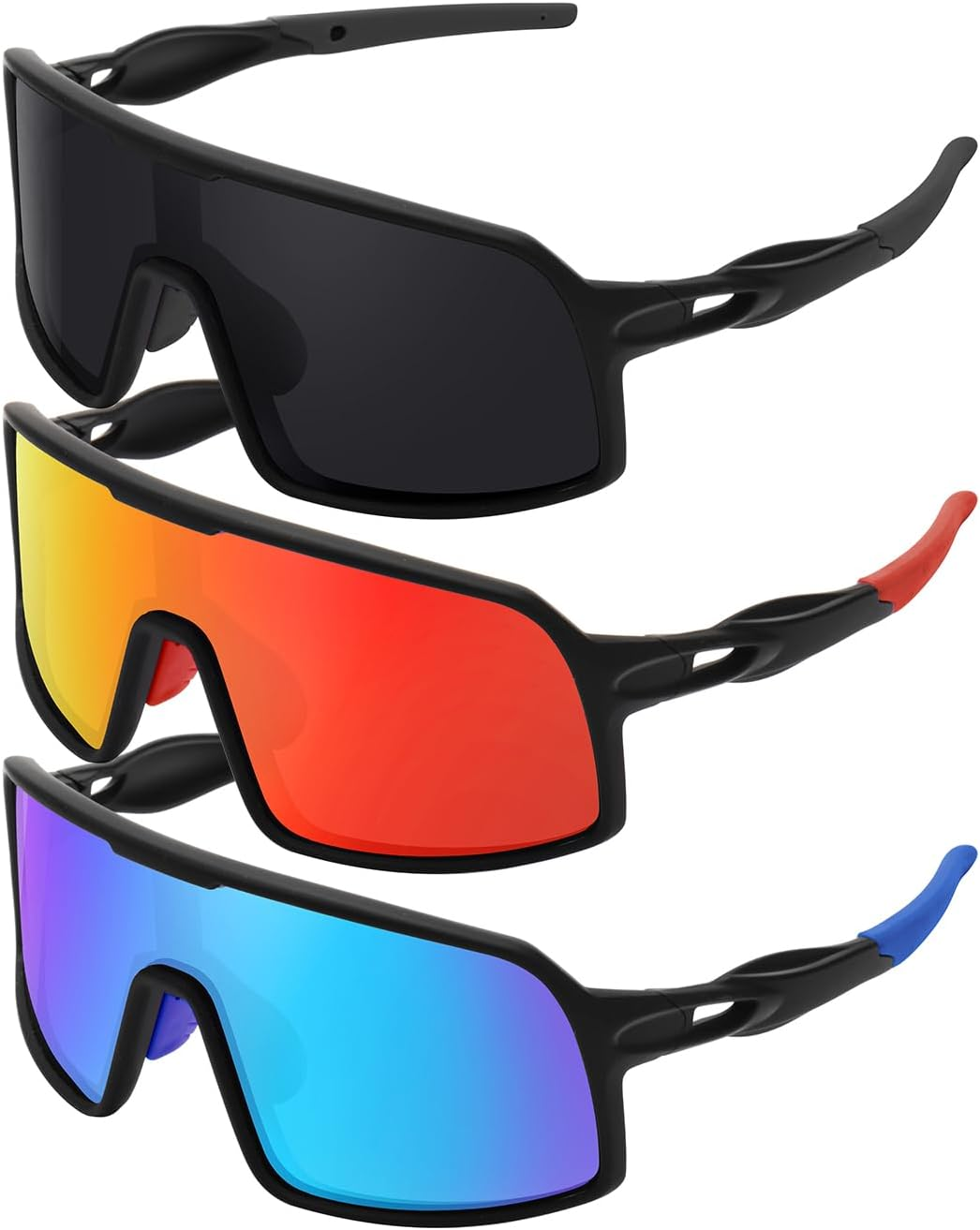 Polarized Sports Sunglasses for Men and Women Cycling Glasses UV Protection Goggles for Mountain Bike Running Fishing image number 1