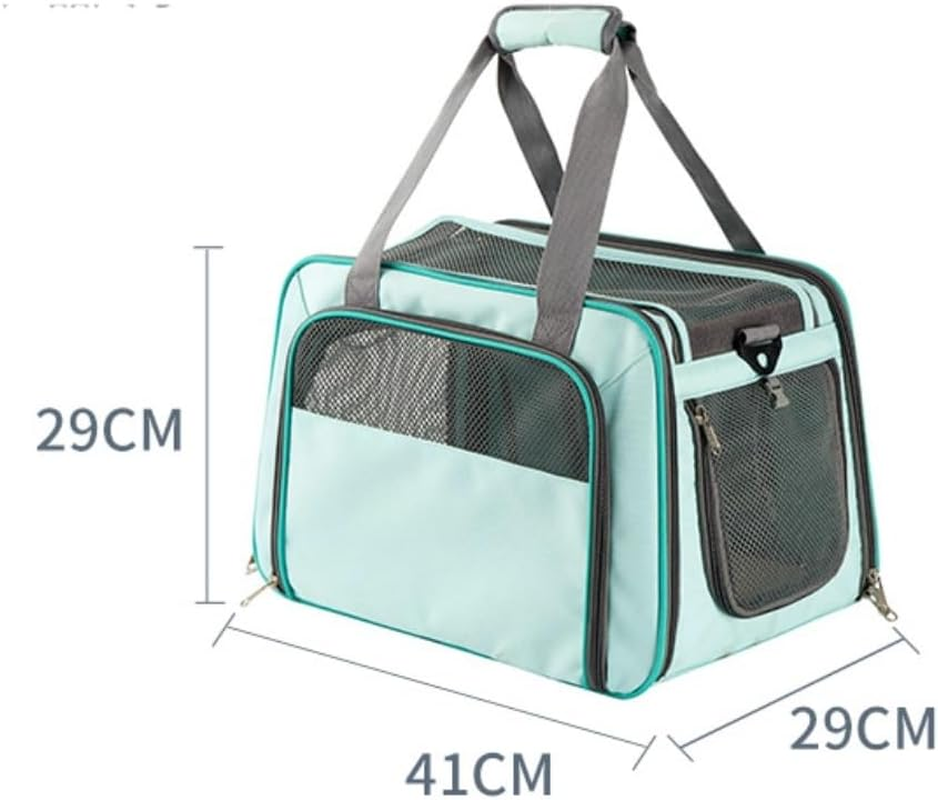 Cat Carrier Pet Carrier Small Dog Carrier Dog Bag Pet Backpack Dog Backpack Cat Carrying Bag Portable Outdoor Travel Pet Carrier Cat Bag Pet Carrier Bag (Color : D, Size : 29 * 41 * 29Cm) image number 3