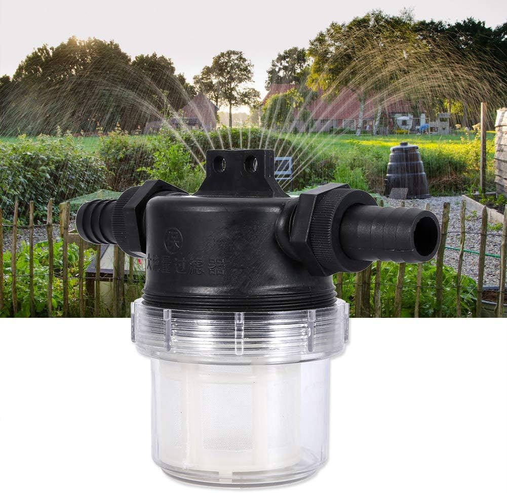 Water Pump Filter Filter, Inline Mesh Strainer Transparent Compact for Garden Irrigation Interface image number 1