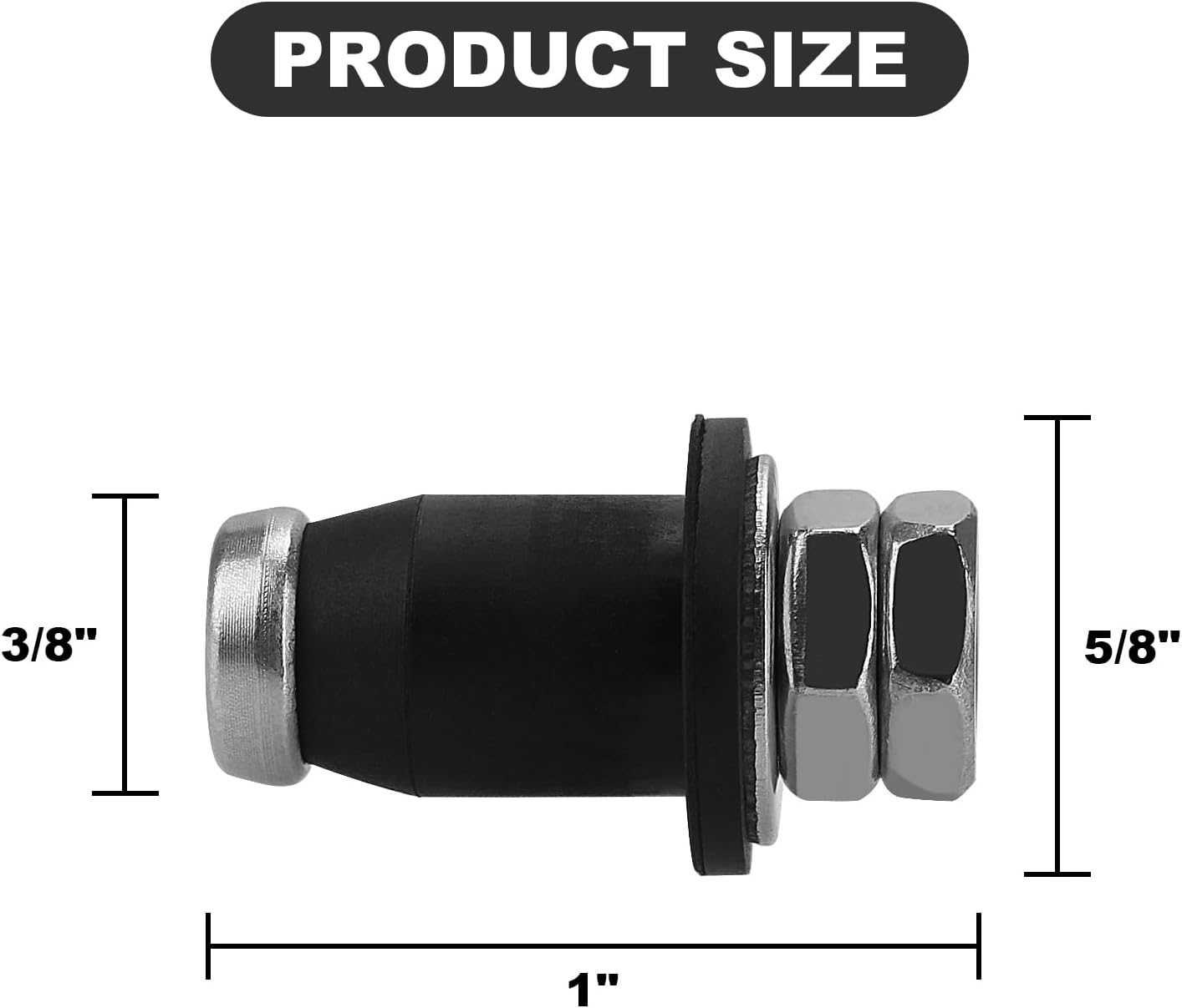 Water Tank Sensors for Recpro RV Water Tank Gauge Systems, Screw-In Water Level Sensors for Fresh, Gray or Black Water Tank 6 Pack image number 1