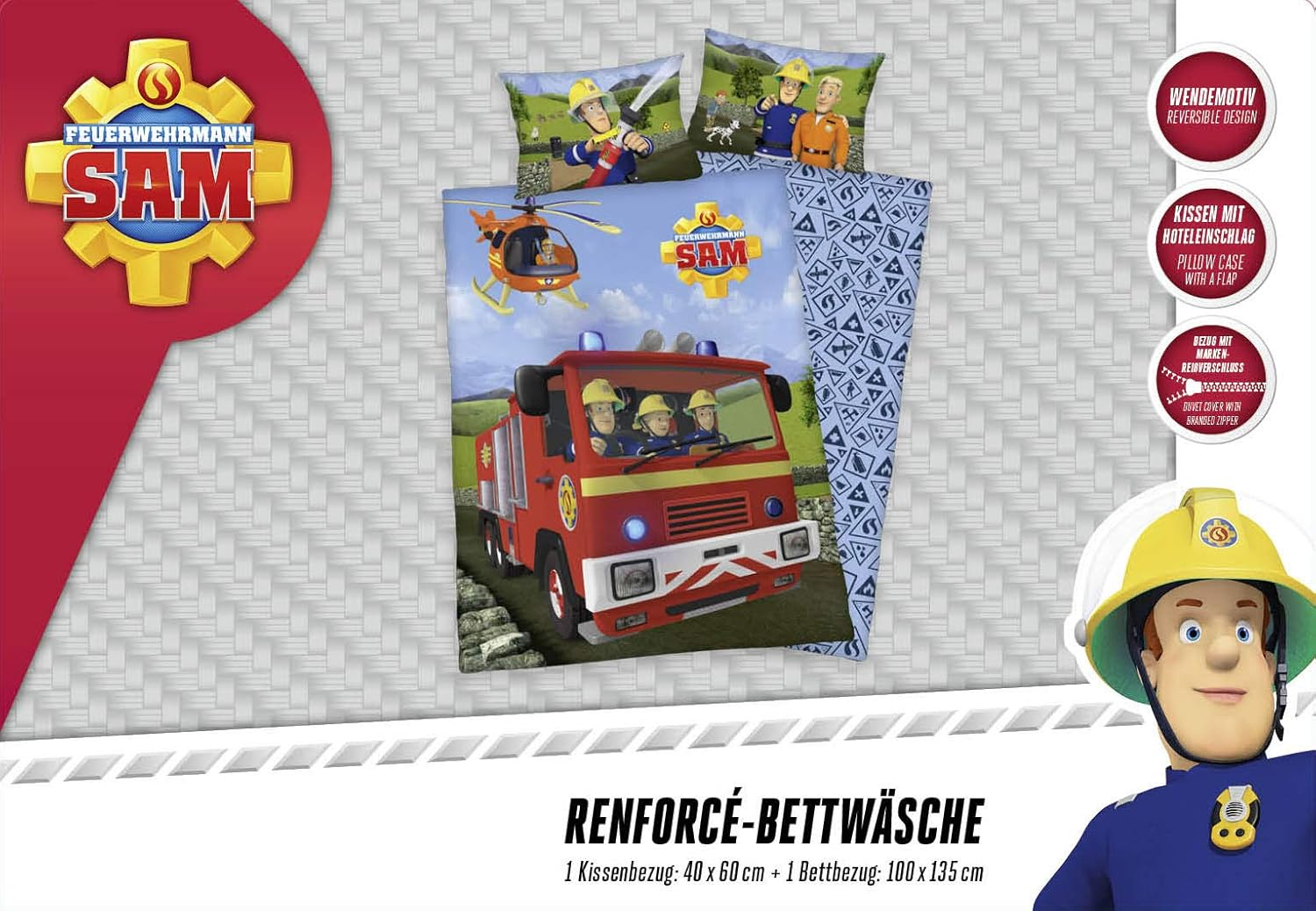 Herding Bedding Set, Cotton, Multicoloured, 40 X 60 Cm, 100 X 135 Cm image number 2