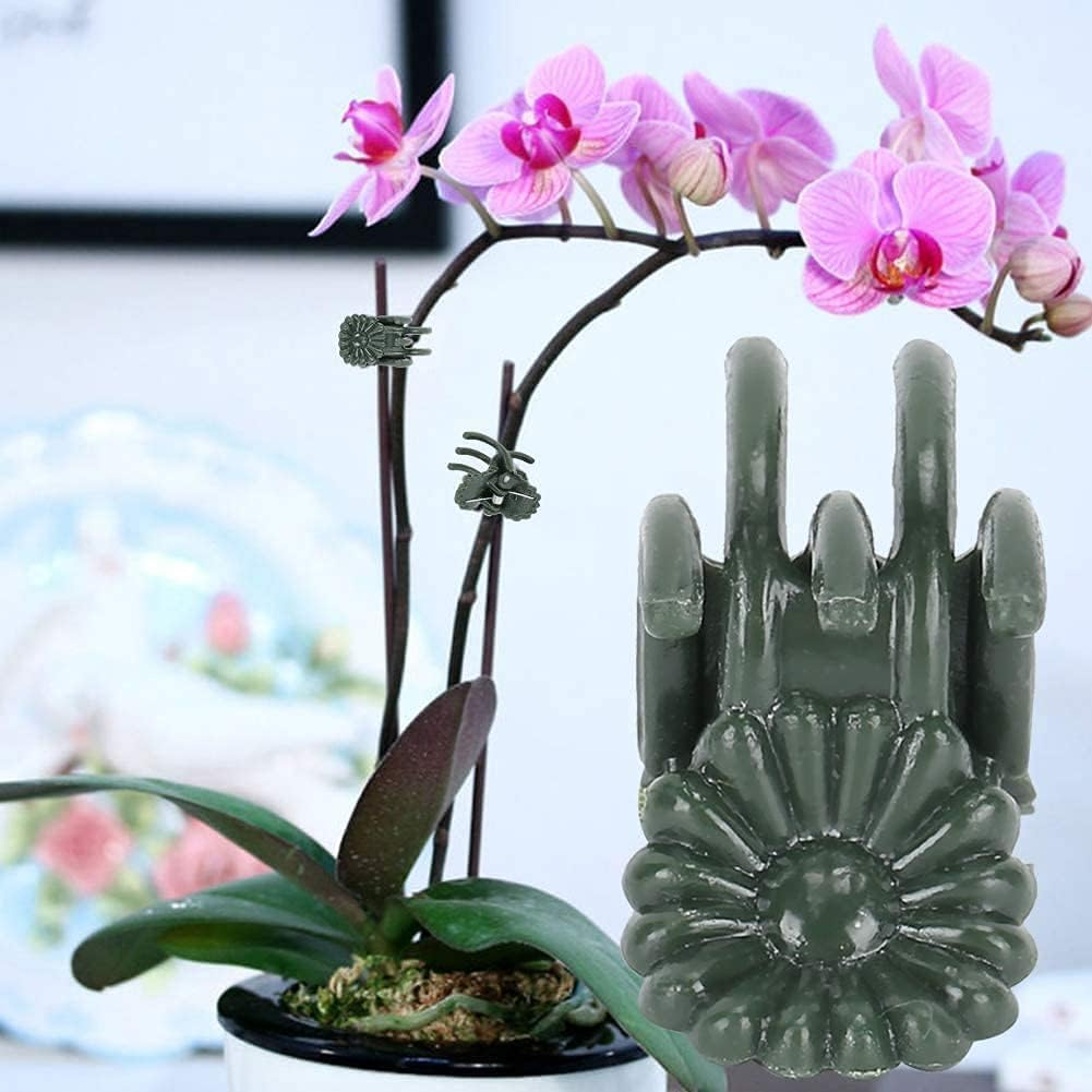 Plants Orchid Support Clips Flower Vine Clips,100Pcs Orchid Clips Plant Support Clips,Orchid Clips Plant Support Clips Garden Clips,Orchid Support Clips Flower Vine Clips,Orchid Clip Garden Plant Clip image number 2