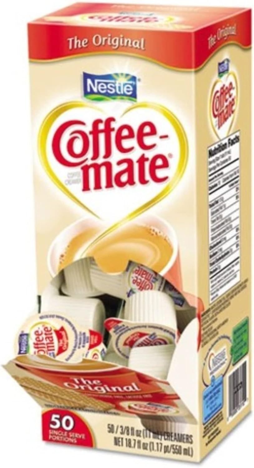 Nestle Coffee-Mate Coffee Creamer, Original, Liquid Creamer Singles, 50 Count image number 3