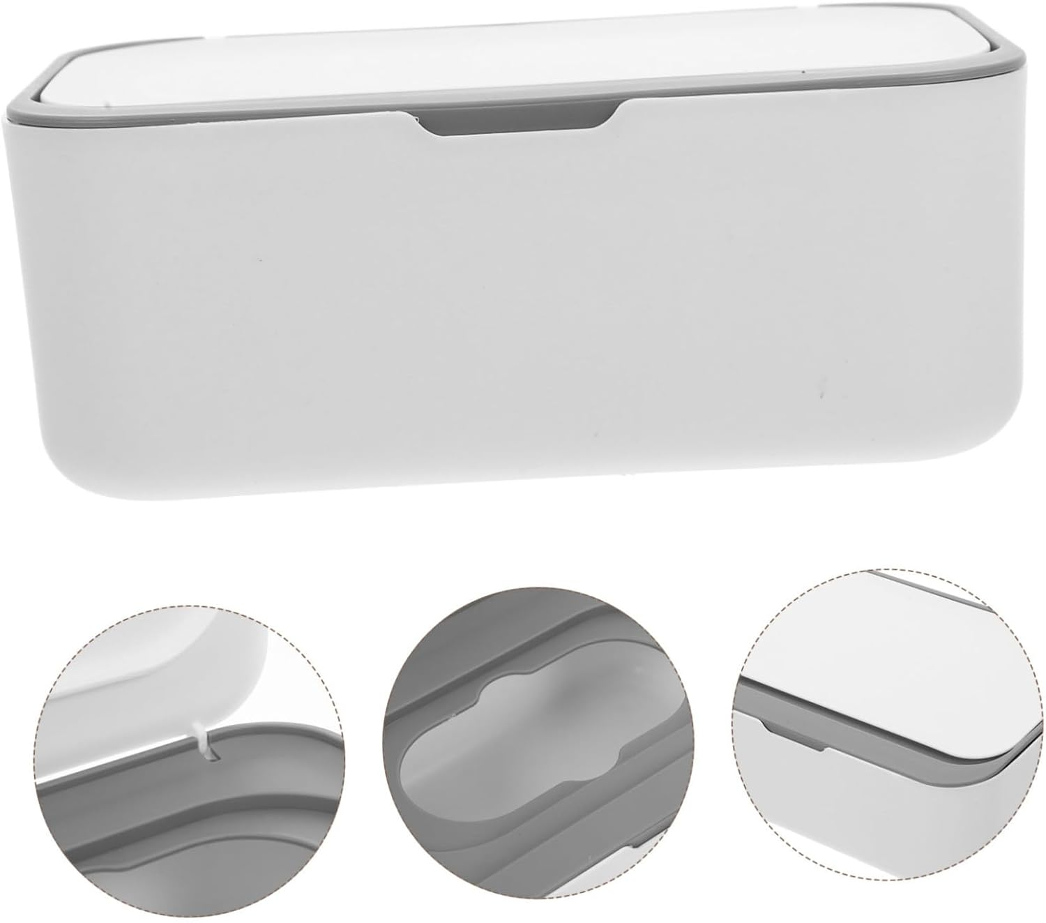 Wet Tissue Box Holder Dispenser Lid Case Wipes Container for Home Bathroom Kitchen Desktop Storage Refillable Wipes Bucket for Car Office Use