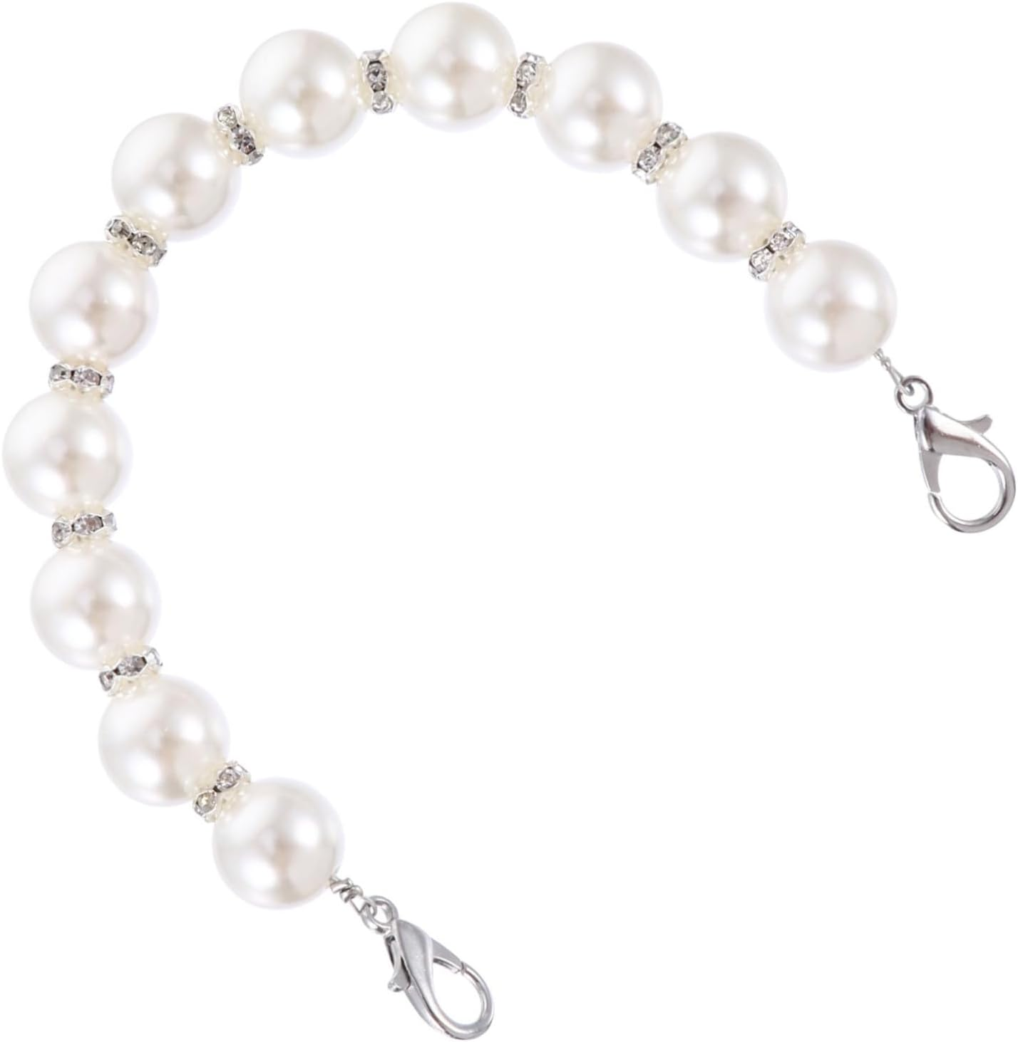 PLAFOPE Pearl Chain for Purse Handbag Chain Replacement for Travel Handbag Bag Strap image number 2