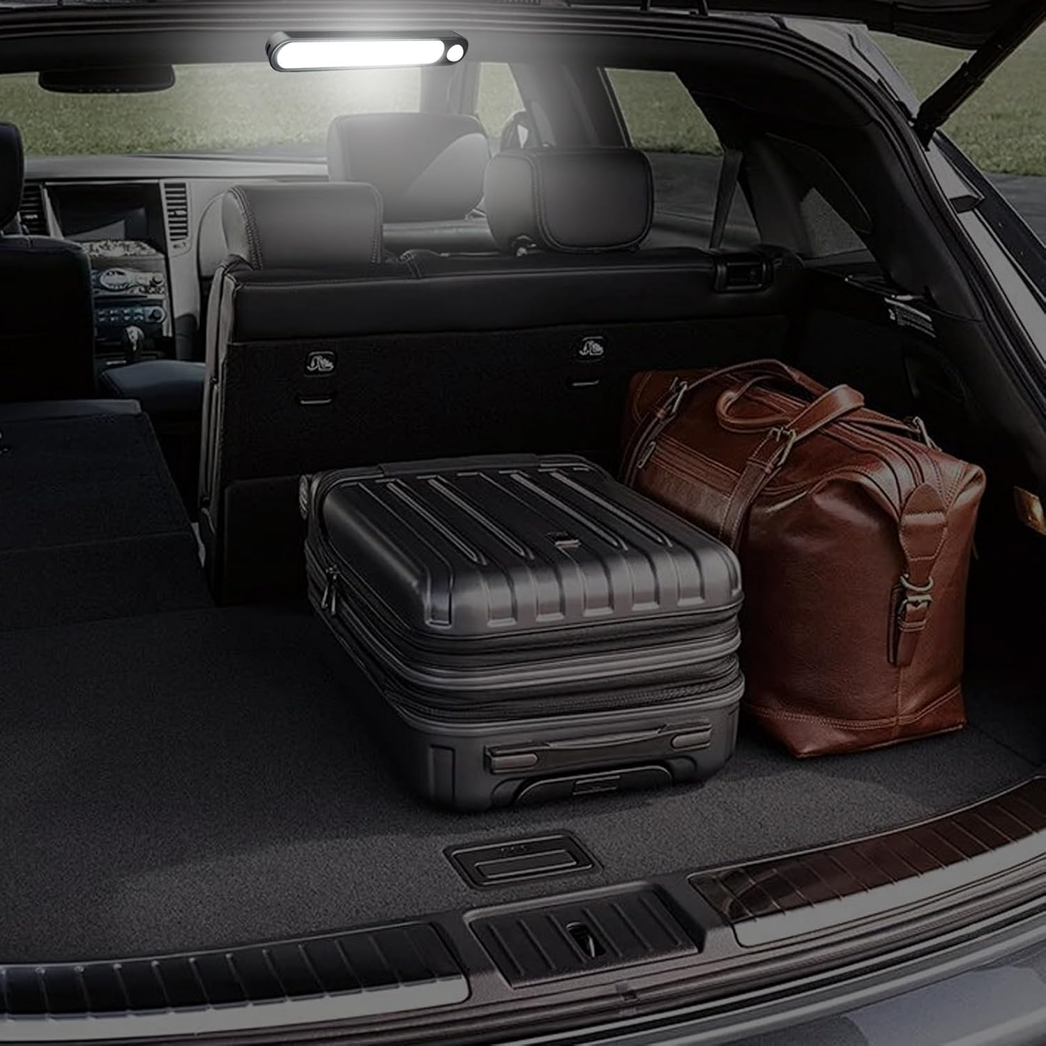 2Packs Car Boot Light with Motion Sensor, USB-C Rechargeable Magnetic LED Dome Light for Car Interior & Home. Auto On/Off, Super Bright, Easy 3M Install image number 4