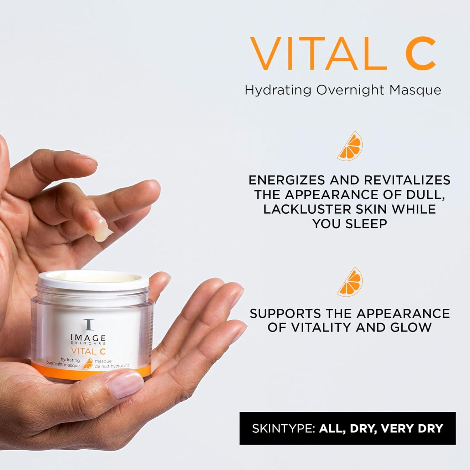 Image Vital C Hydrating Overnight Masque for Unisex 2 Oz. Mask, 57 G image number 3