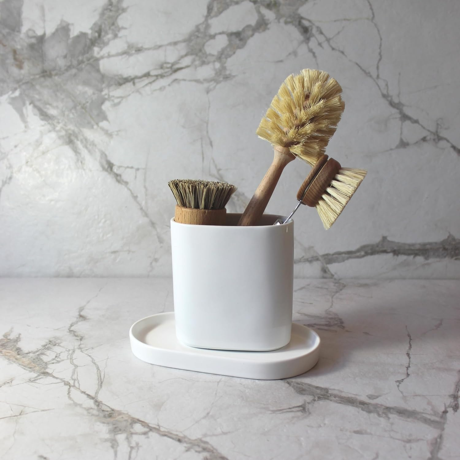 Murchison-Hume Natural Bottle Brush - Eco-Friendly & Biodegradable Bottle Brush with Beechwood Handle and Sisal Bristles, Bamboo Dish Brush for Baby Bottles, Glassware, and More image number 3