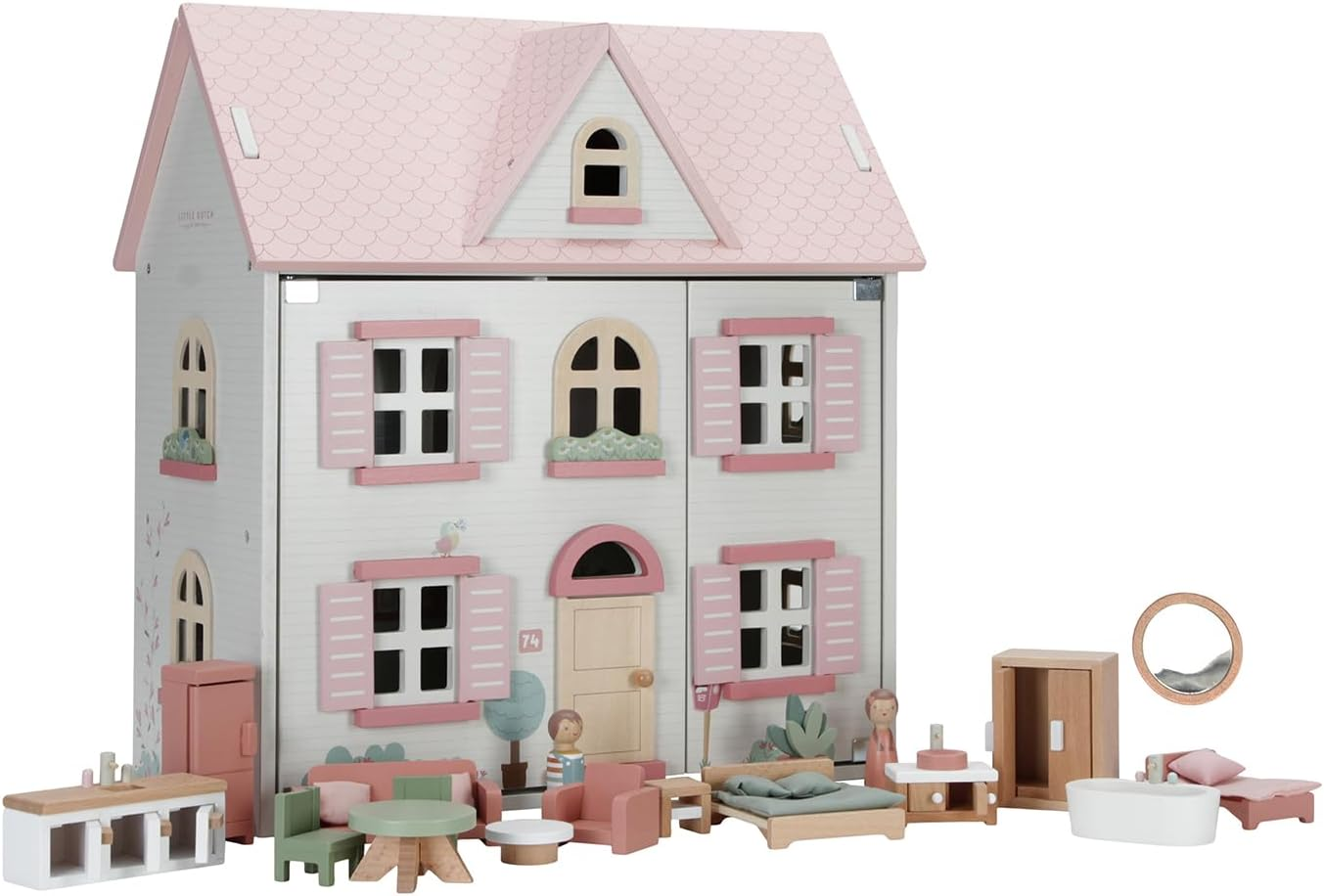 Little Dutch Wooden Doll House, Medium image number 4