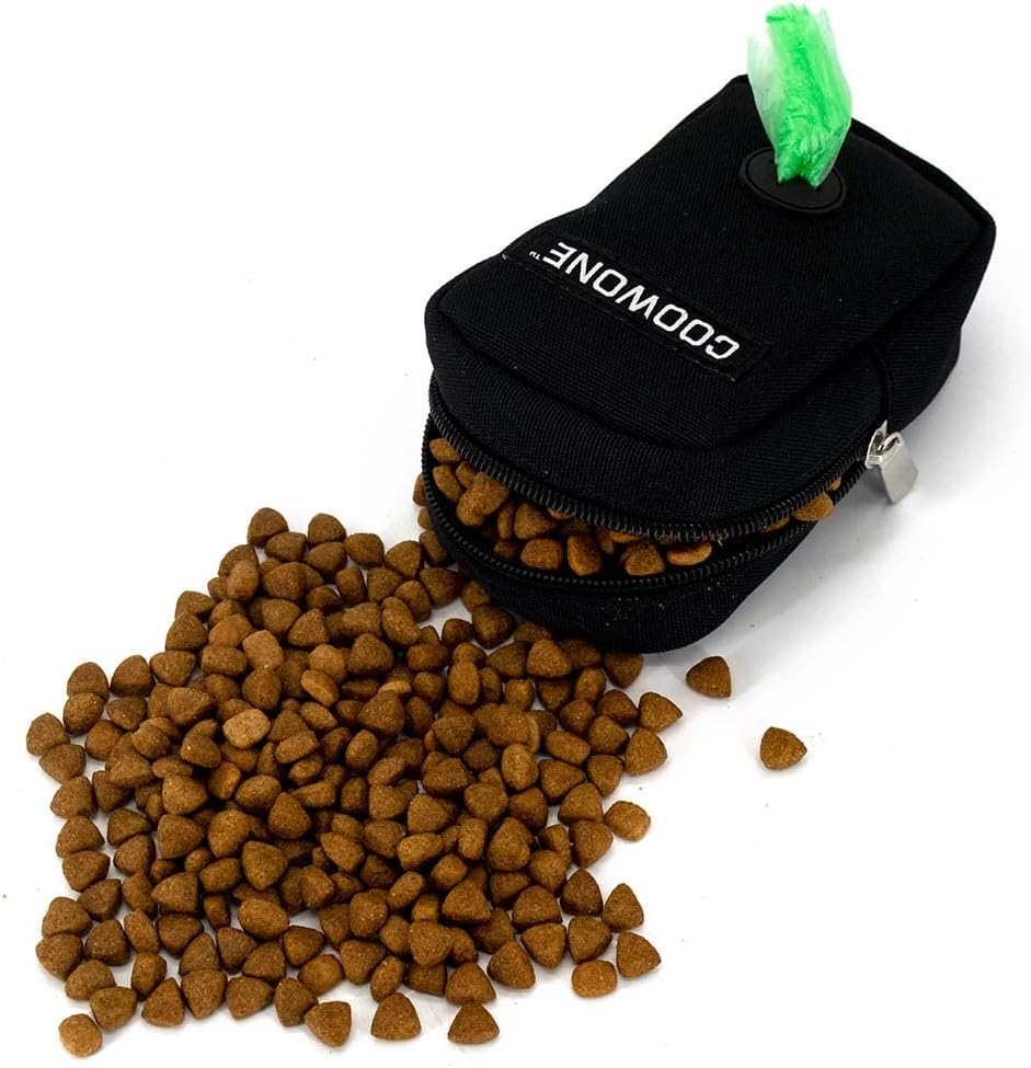 Dog Treat Pouch Dog Poop Bag Holder for Leashes, Pets Snack Container with Inner Mesh Bag, Puppy Supplies Perfect for Training and Walking - Hands Free Dog Waste Bag Dispenser -Dog Travel Accessories image number 4