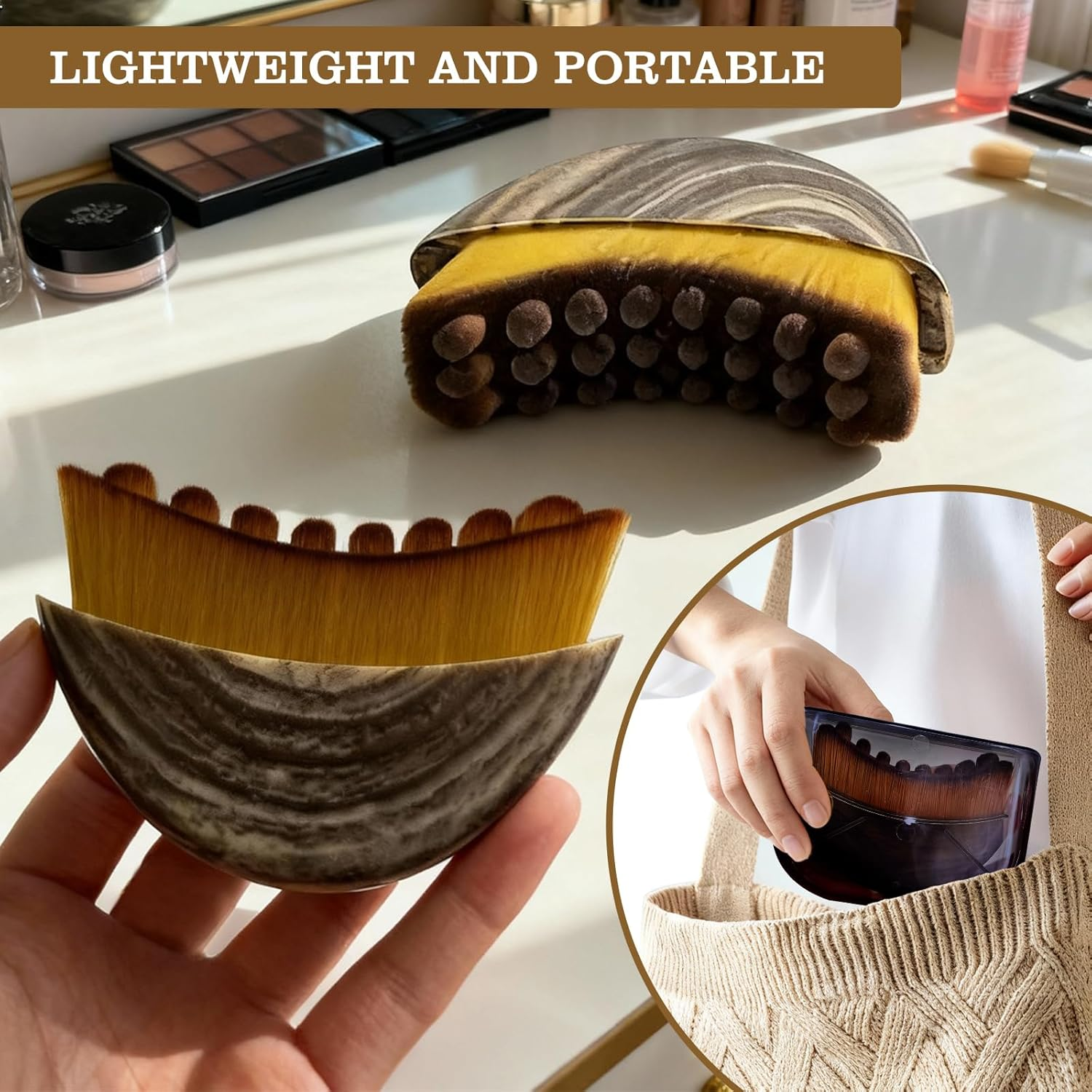 1/2 PCS Lymphatic Contour Face Brush for Sculpting &ndash; Lymphatic Drainage Massager for Face, Anti-Puffiness, Detox & Lift, Relieve Fatigue, Improves Skin Glow & Absorption image number 6