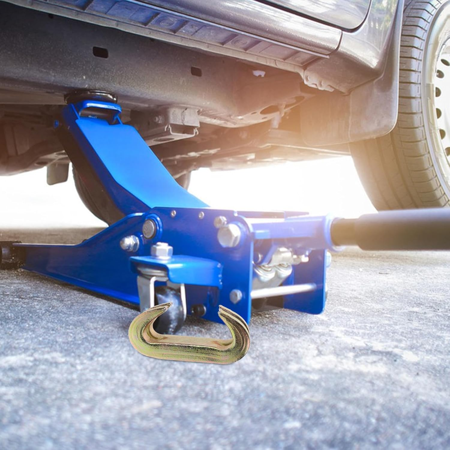 NUOBESTY Auto Body Repair Tool Double Claw Dent Pulling Clamp Box-Type Frame Hook for Car Body Straightening and Automotive Metal Repair Equipment image number 1