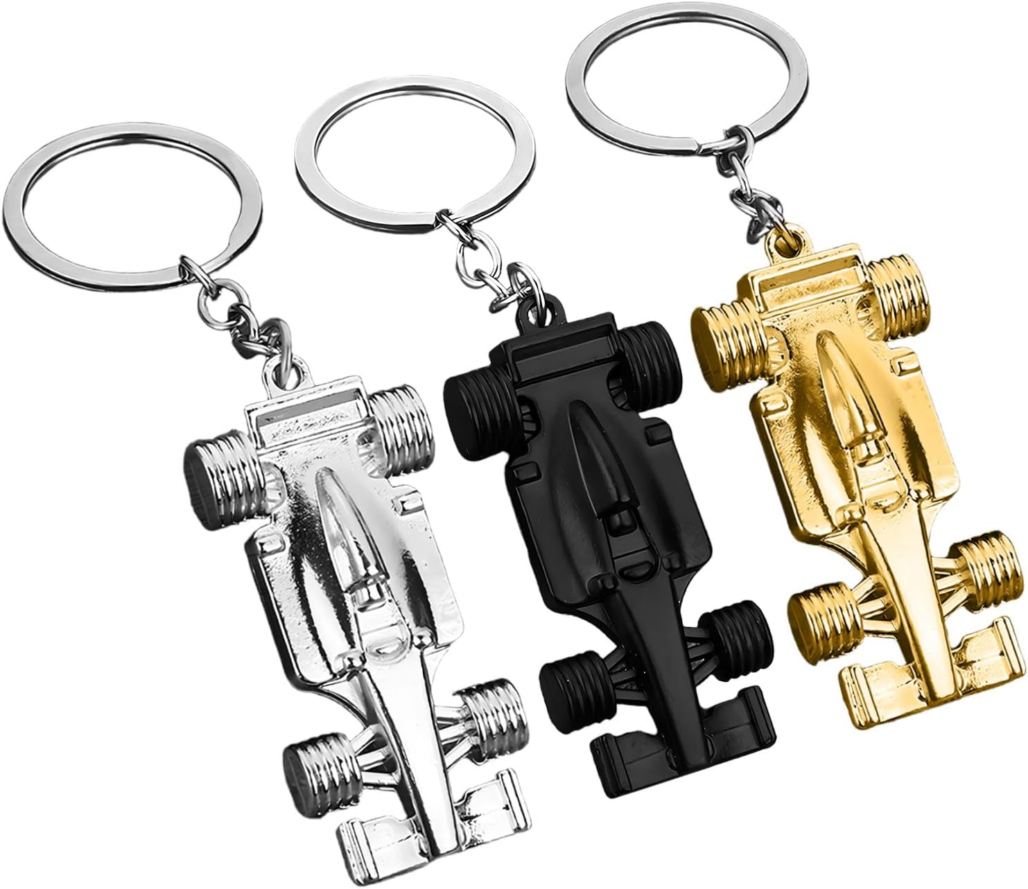 3 Pcs Keychains, F1 Solid and Durable Keyring, Formula One Racing Car Key Chain, Metal Keychain Accessories, Special Gifts for Father'S Day, Birthdays, Racing Fans, Christmas and Thanksgiving image number 6