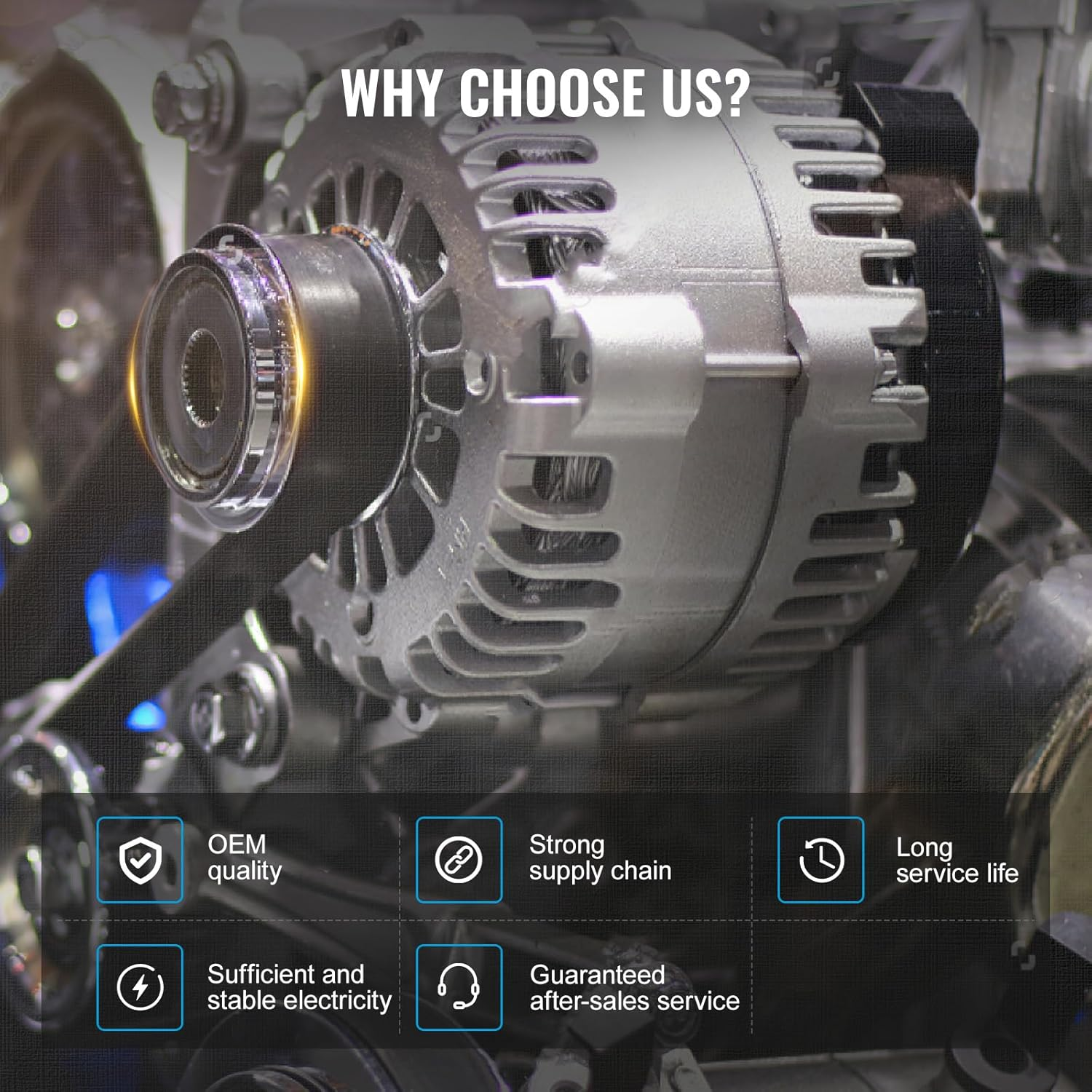 12V 130A Alternator Compatible with Toyota Hiace TRH201 TRH221 TRH223 2.7L 2TR-FE Petrol 05-15 image number 5