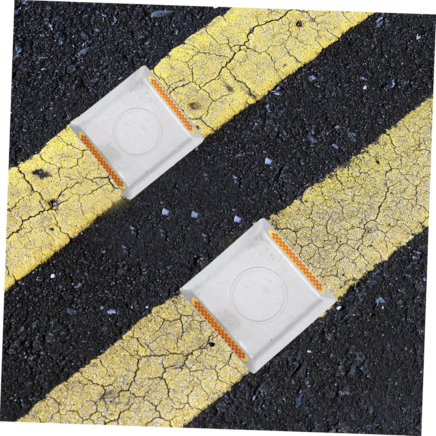 BESPORTBLE Reflective Road Sign Driveway Marker Reflective Strip Aluminum Safety Reflector High Visibility for Roads image number 2