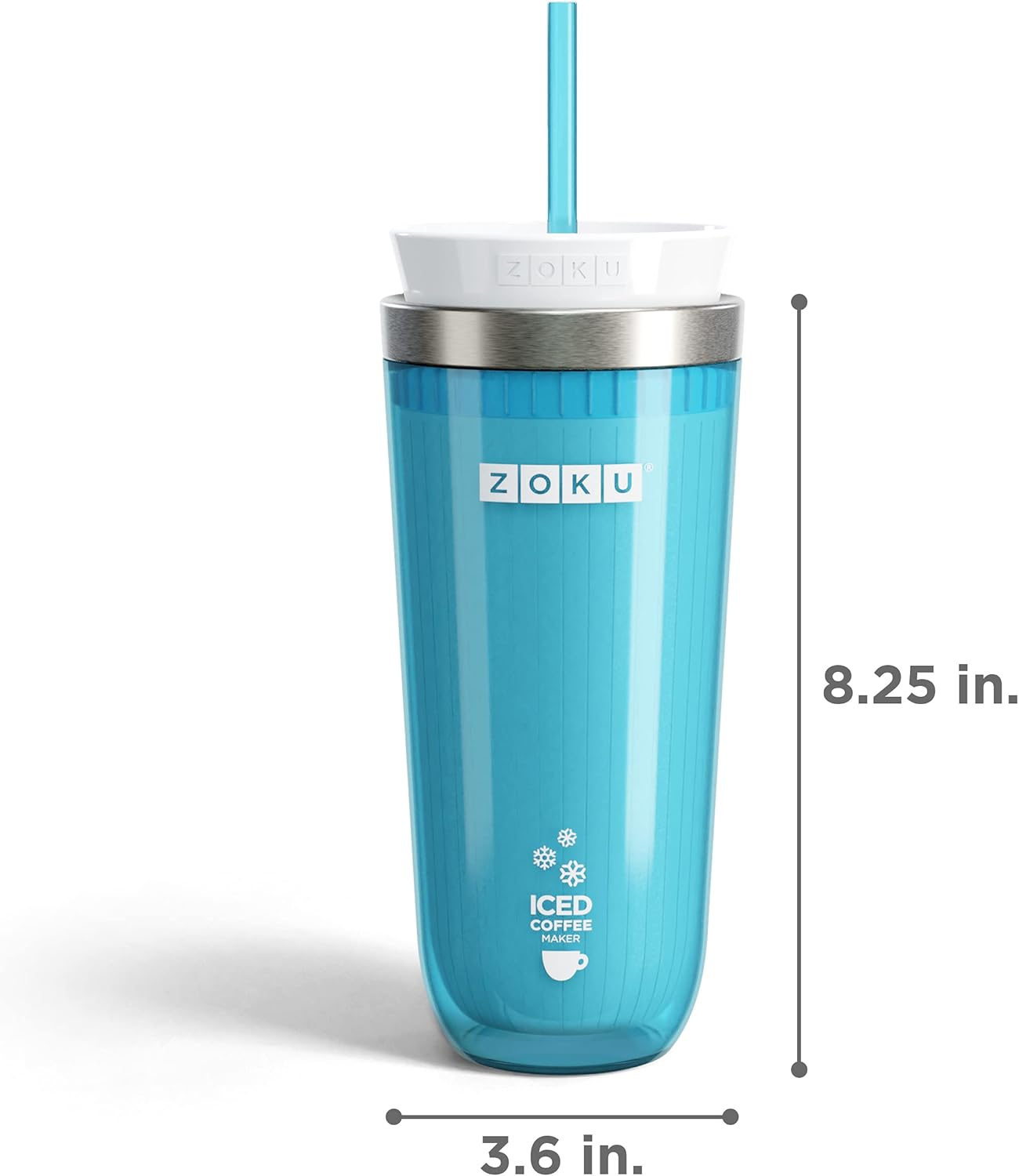 Zoku ZK121 Iced Coffee Maker, Teal