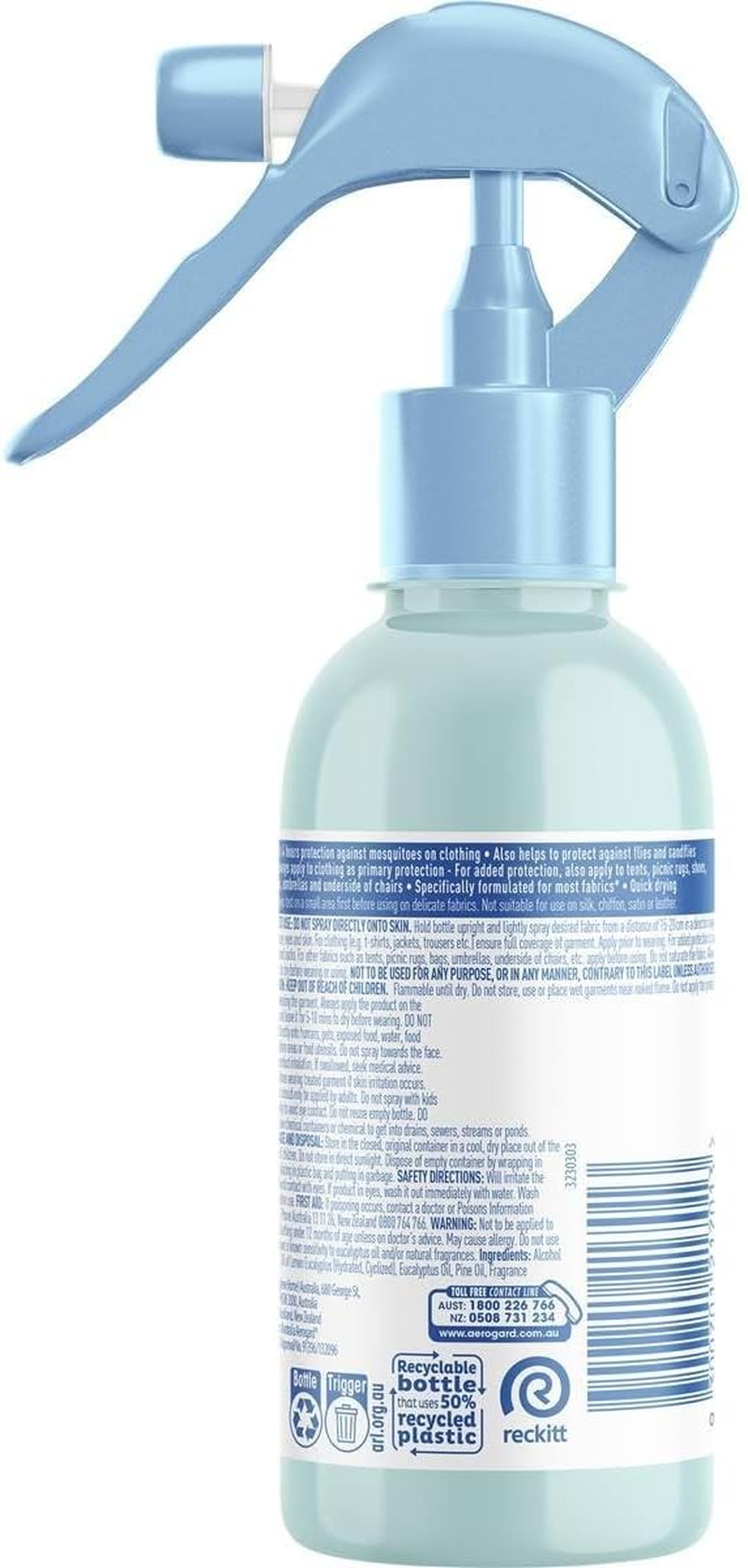 Aerogard Naturals Fabric Insect Repellent Spray 210 Ml image number 3