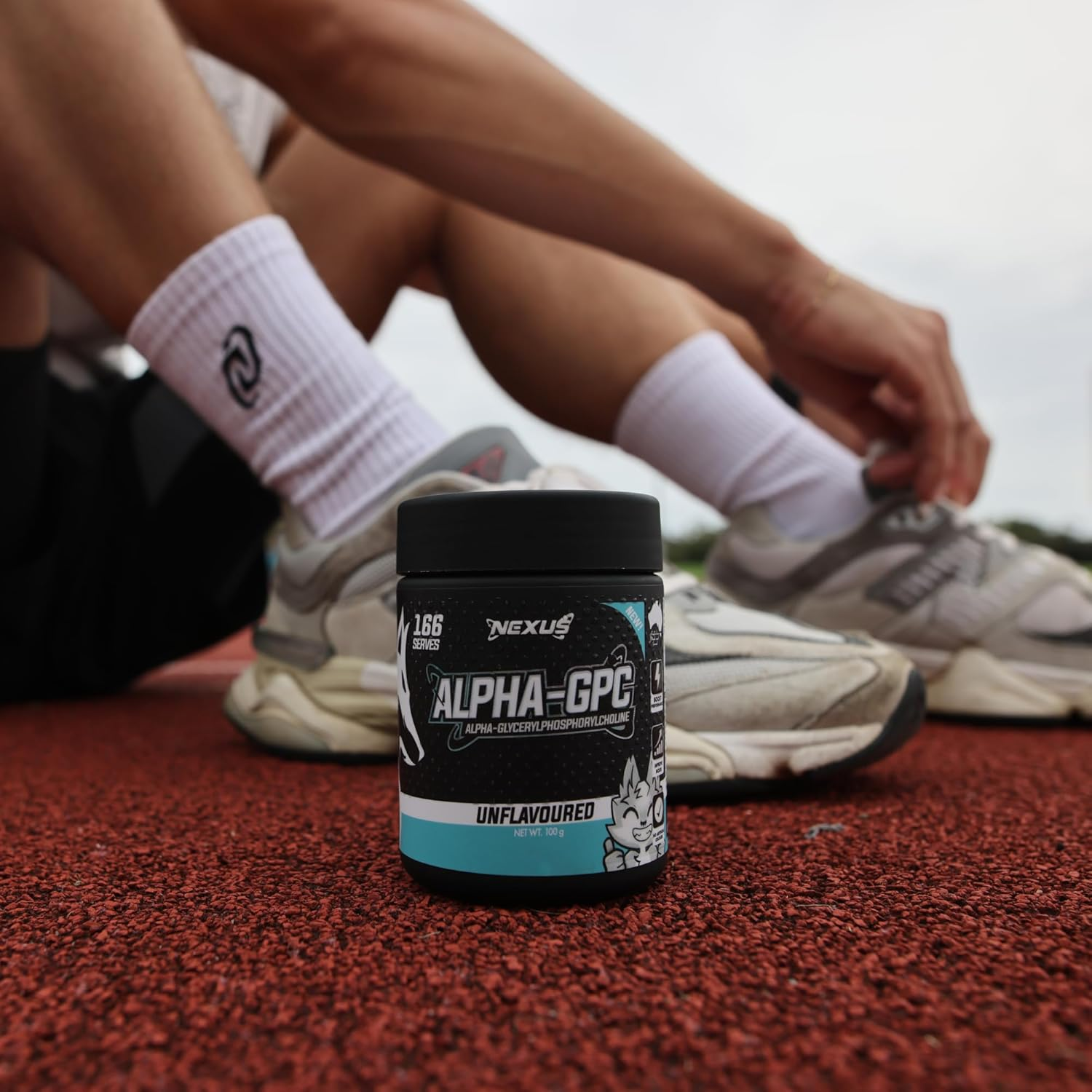 Nexus Alpha GPC 500Mg Powder &ndash; 166 Serves 100G Unflavoured Cognitive Support Supplement &ndash; Boosts Memory, Focus, Mental Clarity & Power Output &ndash; Pure Choline Source for Brain & Performance image number 1