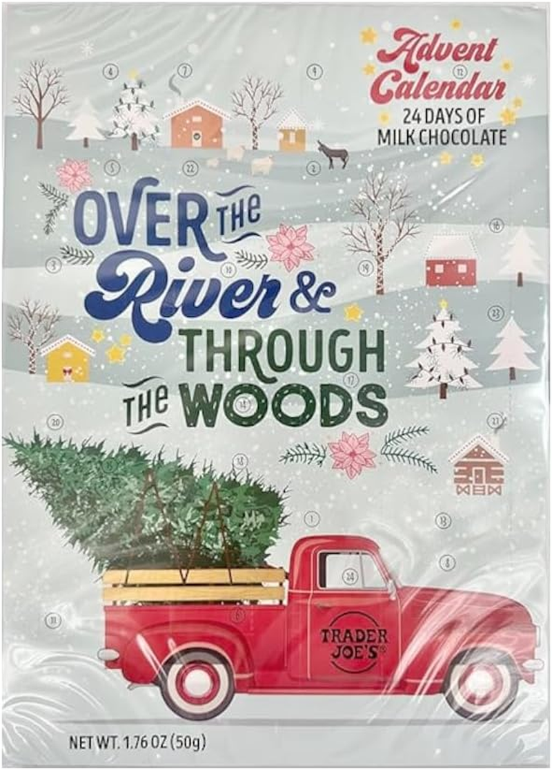 Set of 4 Chocolate Advent Calendars 2023 Trader Joes 24 Day Countdown to Christmas Bundle of 4 Calendars image number 5