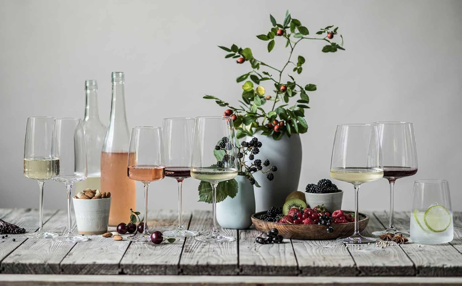 Zwiesel Glas 122428 Wine Glass, Red and White, Vivid Sense Mellow Luxury Wine, 25.0 Fl Oz (710 Ml) (Set of 2) image number 6