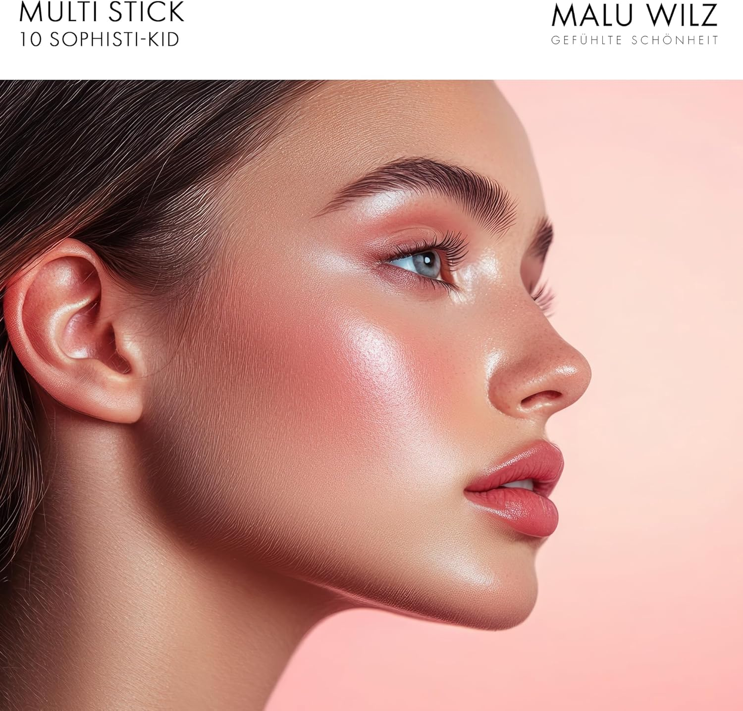 Malu Wilz Multi Stick No. 10 for Cheeks & Lips I Creamy Makeup Stick with Mango Butter, Vitamin E & Jojoba Oil I Natural Blush & Lip Tint I Smudge-Proof Long Lasting I for All Skin Types image number 1