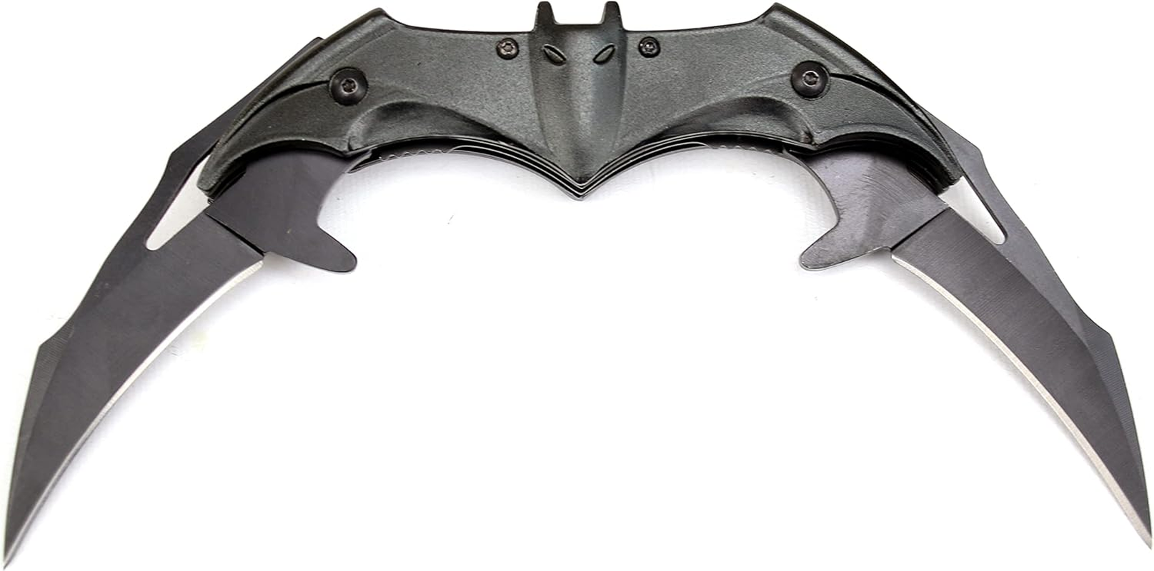 KII Black BAT Knife Twin 2 Blade Folding Knife (Dark Edition) image number 4