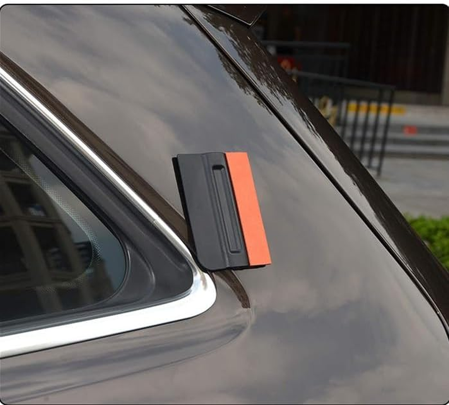 Magnet Squeegee with Micro-Fiber Felt Edge for Car Scraper Decal Applicator Tool, Pack of 3 (Style 1, 10 * 7.5CM) image number 1