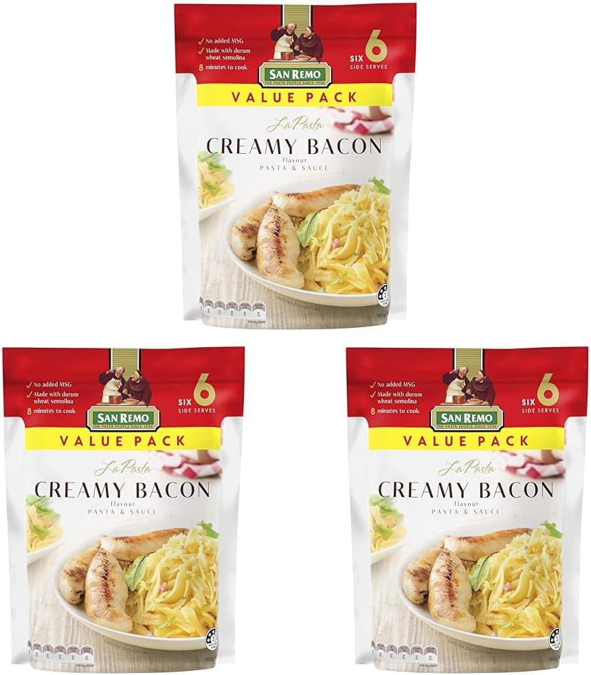 San Remo La Pasta Creamy Bacon, 160 G, Creamy Bacon image number 2